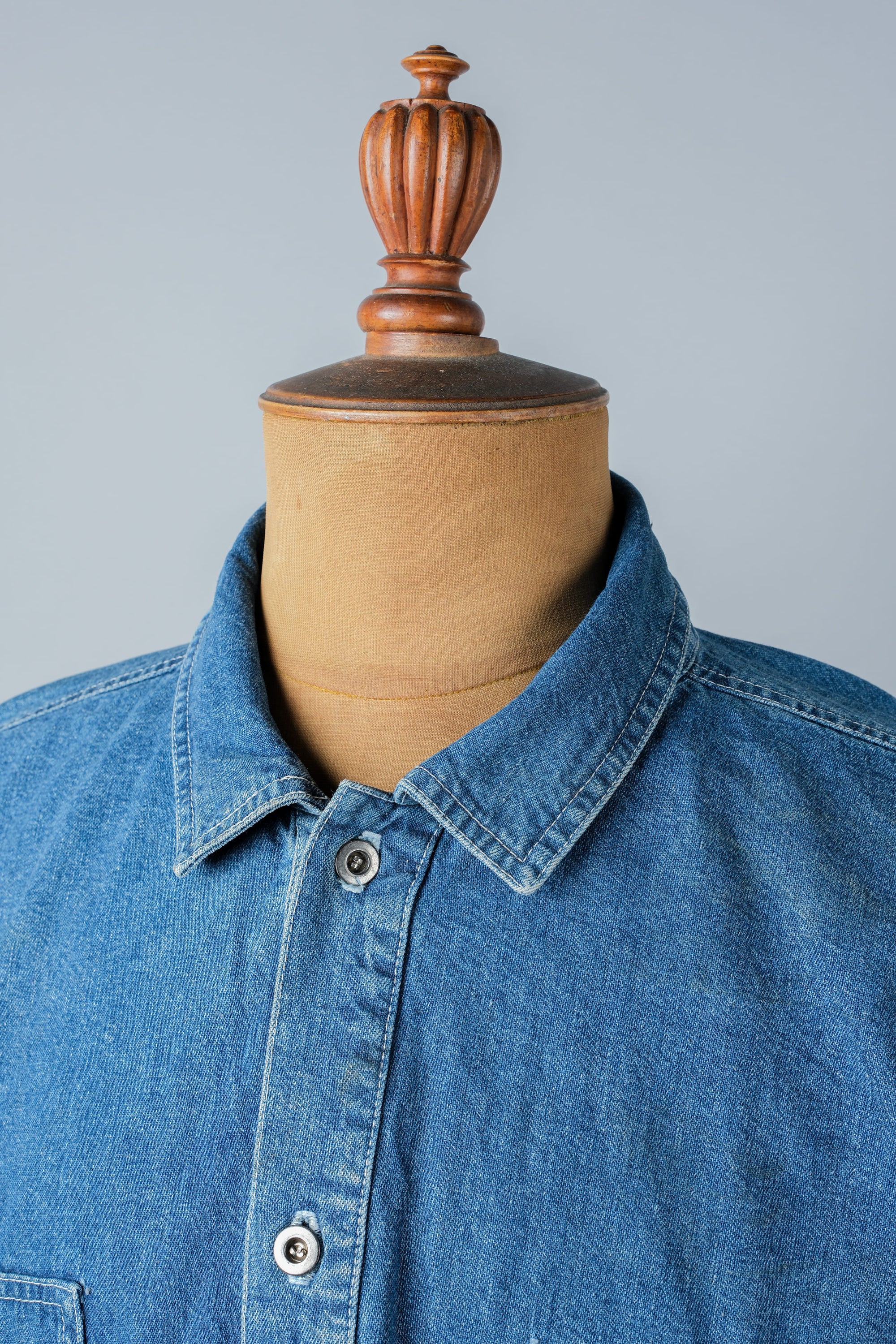 ［~90's］American Vintage U.S.ARMY Type Dungaree Denim Pullover Jumper Size.M