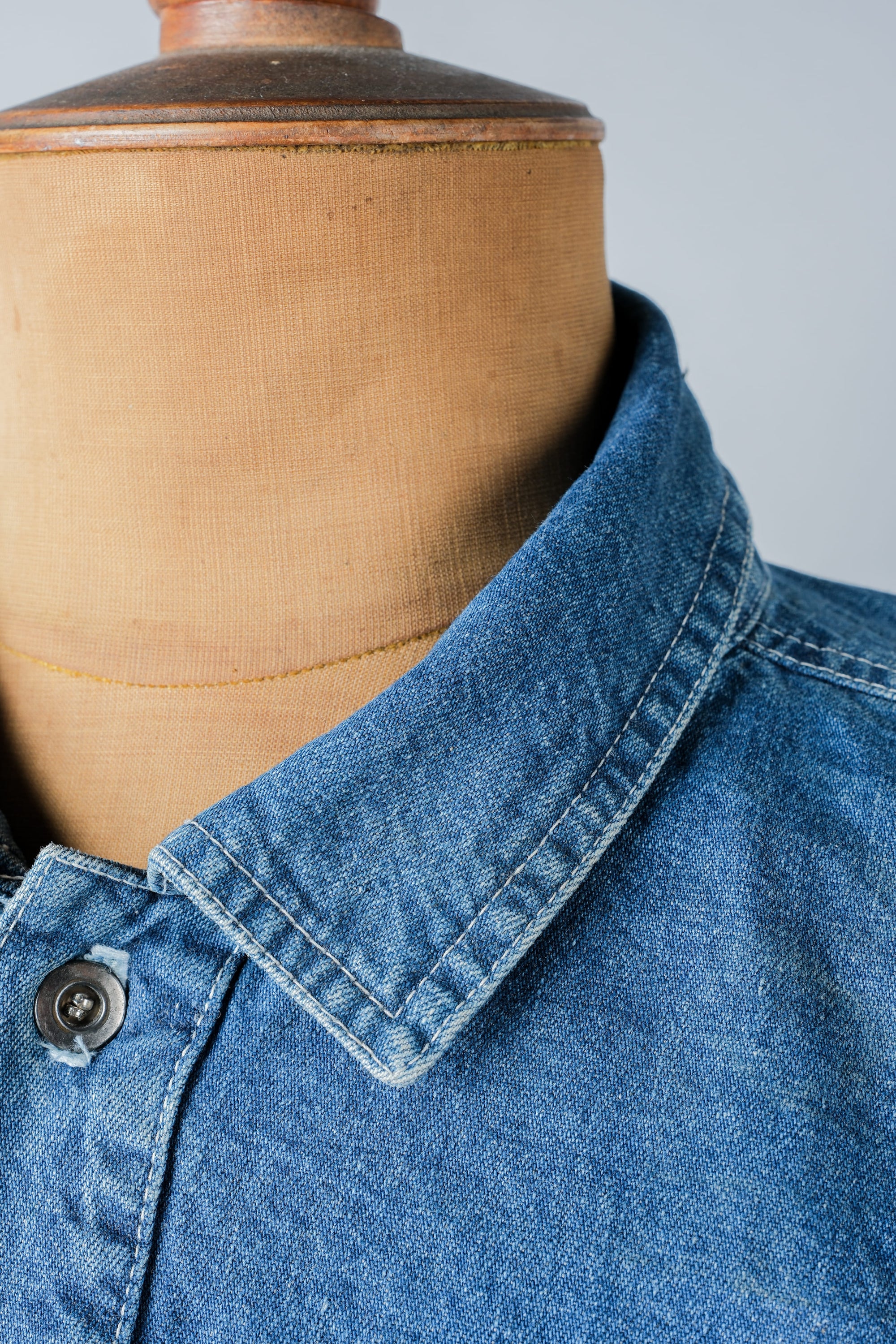 ［~90's］American Vintage U.S.ARMY Type Dungaree Denim Pullover Jumper Size.M