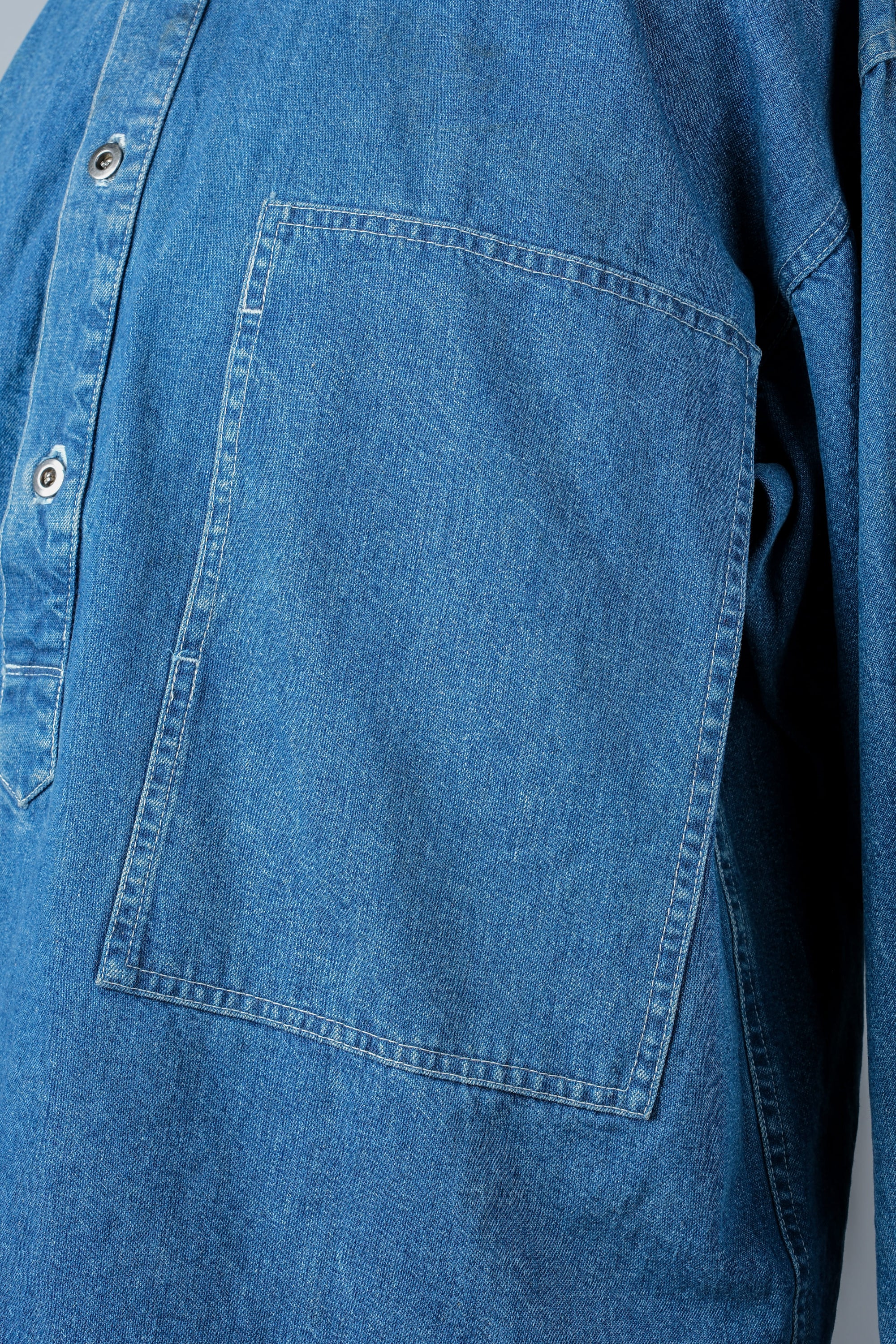 ［~90's］American Vintage U.S.ARMY Type Dungaree Denim Pullover Jumper Size.M