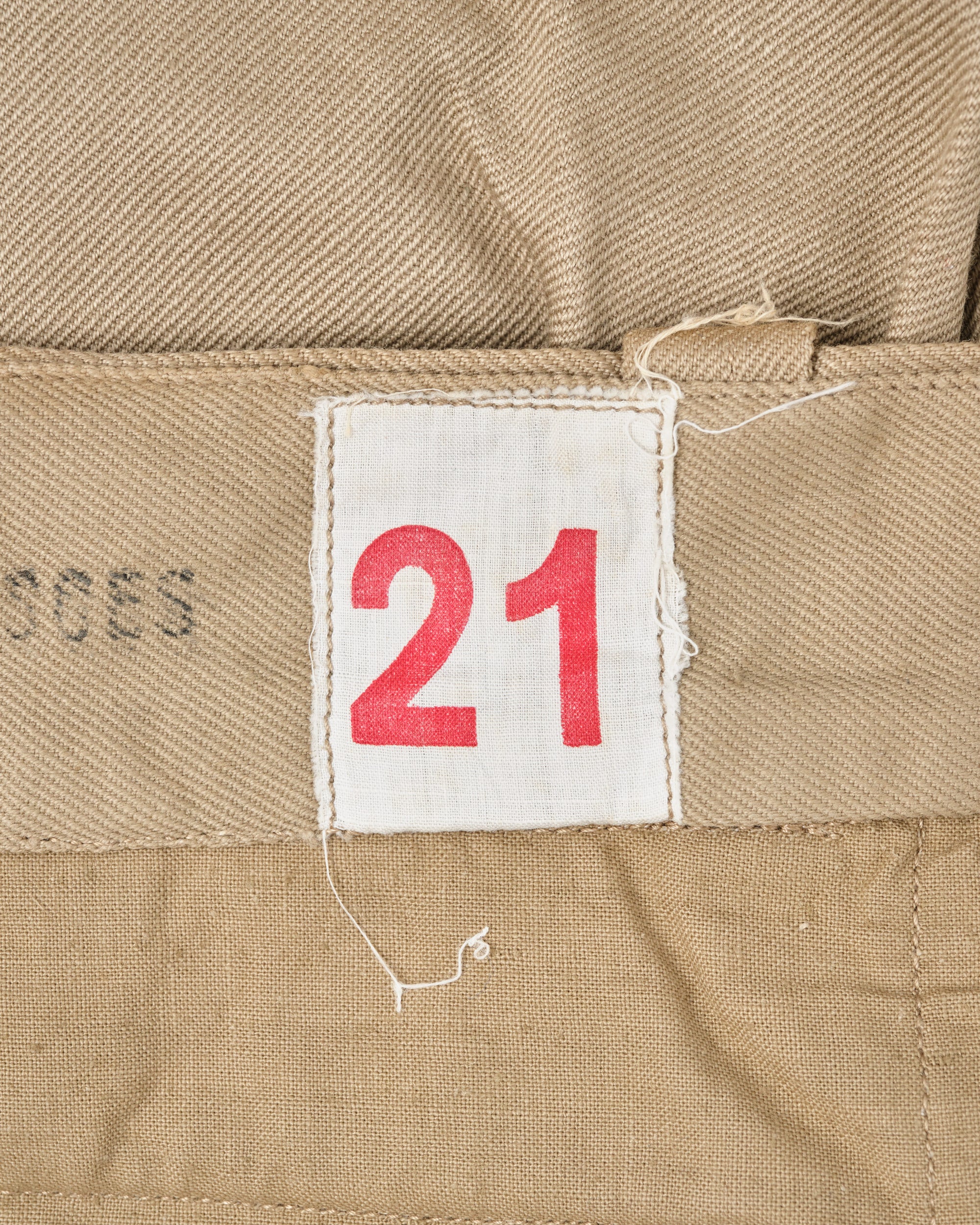 ［~50's］French Army M52 Chino Trousers Size.21