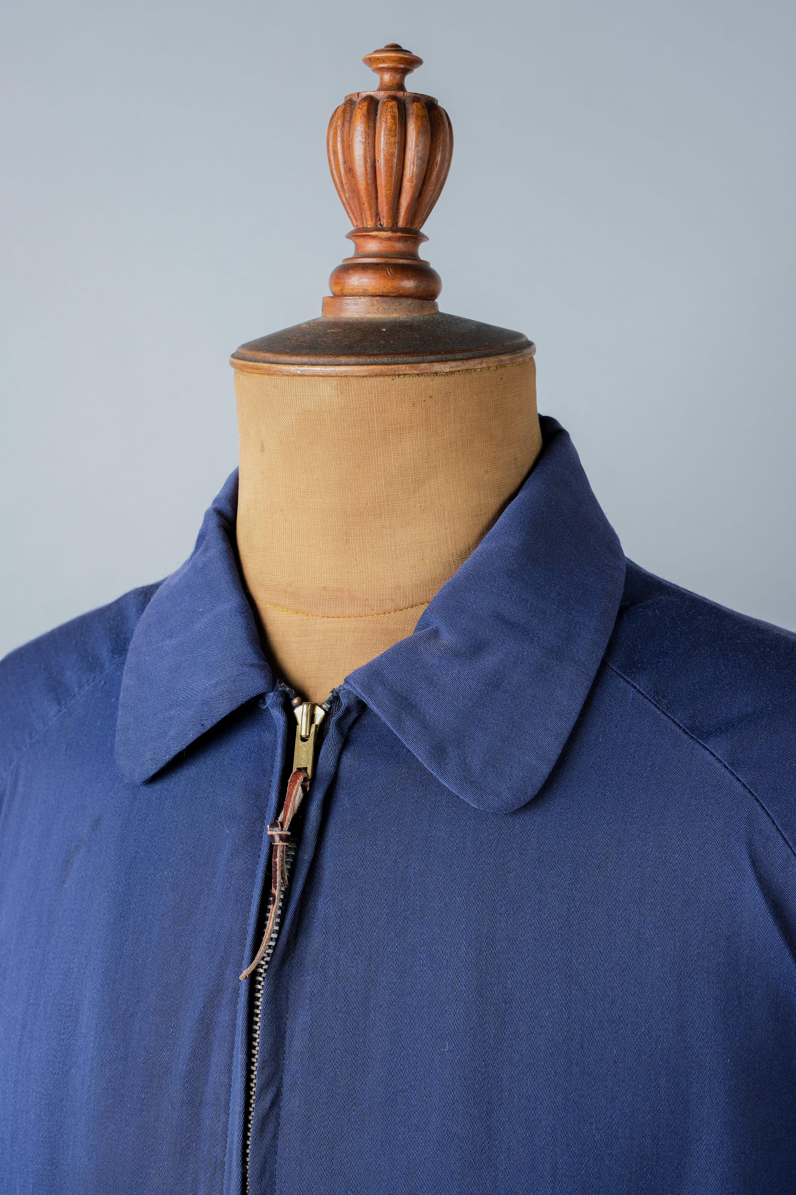 【~50's】American Vintage Navy Rayon Gabardine Jacket