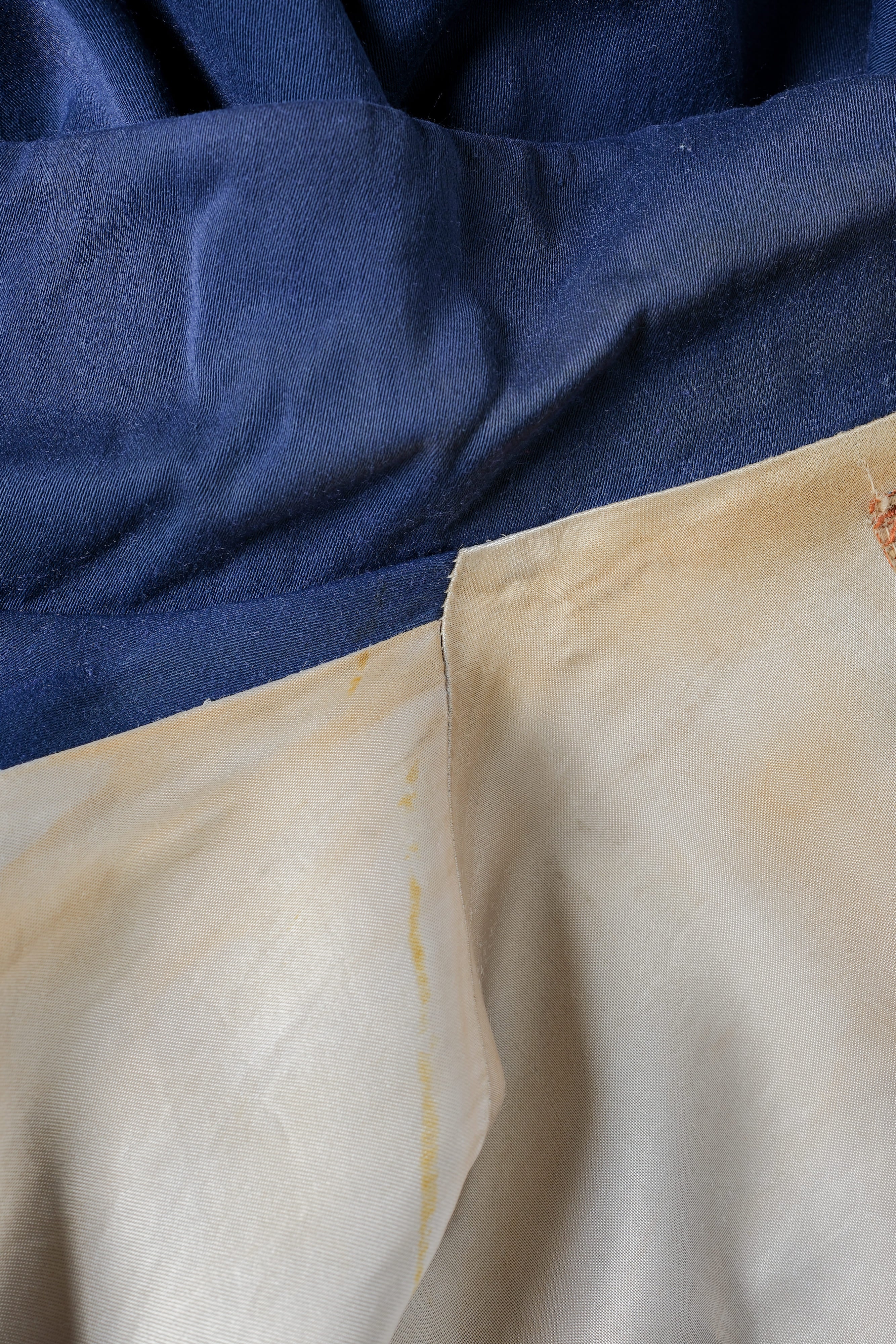 【~50's】American Vintage Navy Rayon Gabardine Jacket