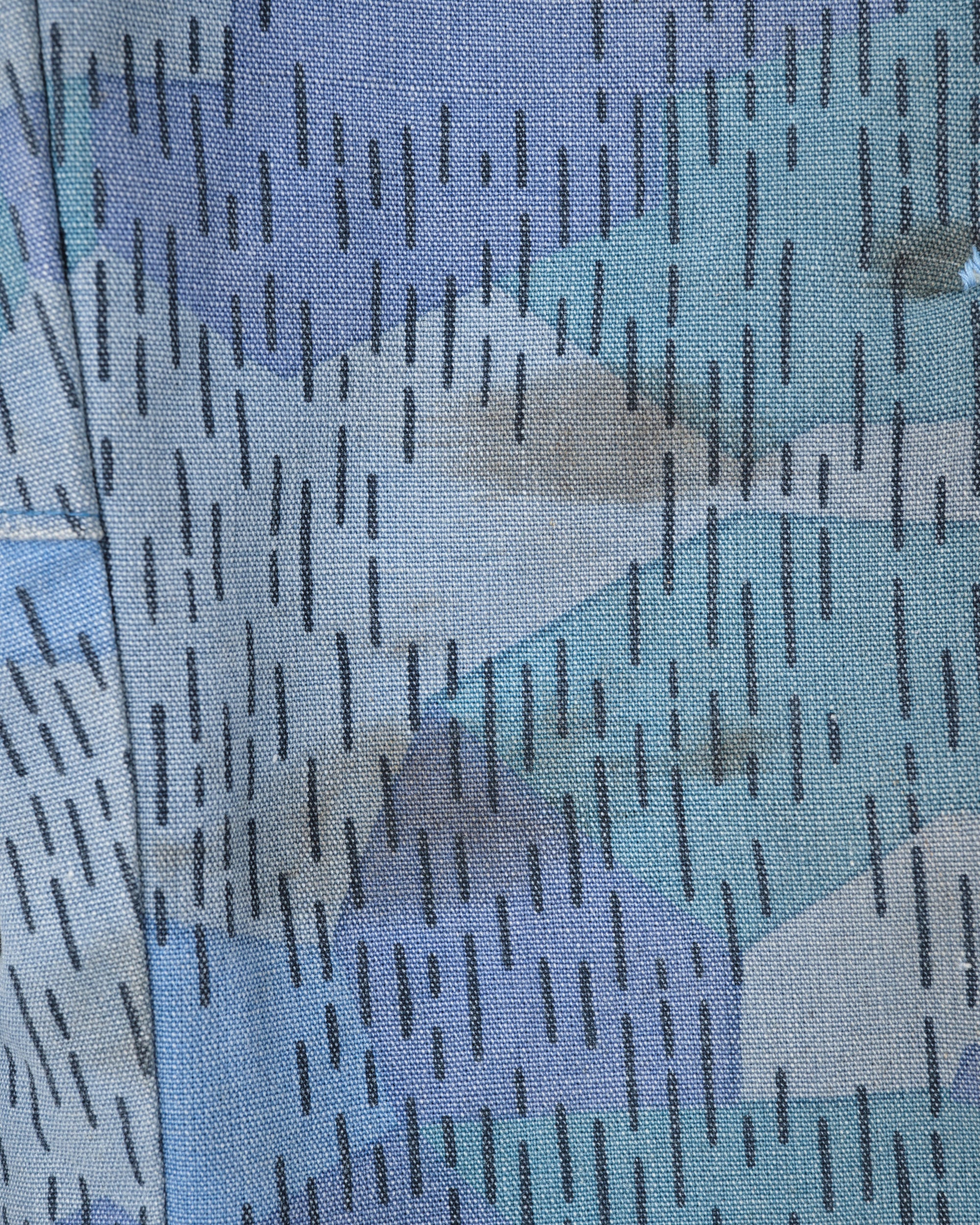 ［~80's］Czechoslovakian People's Militias & Fire Brigade Blue Splinter Pattern Camouflage Overalls