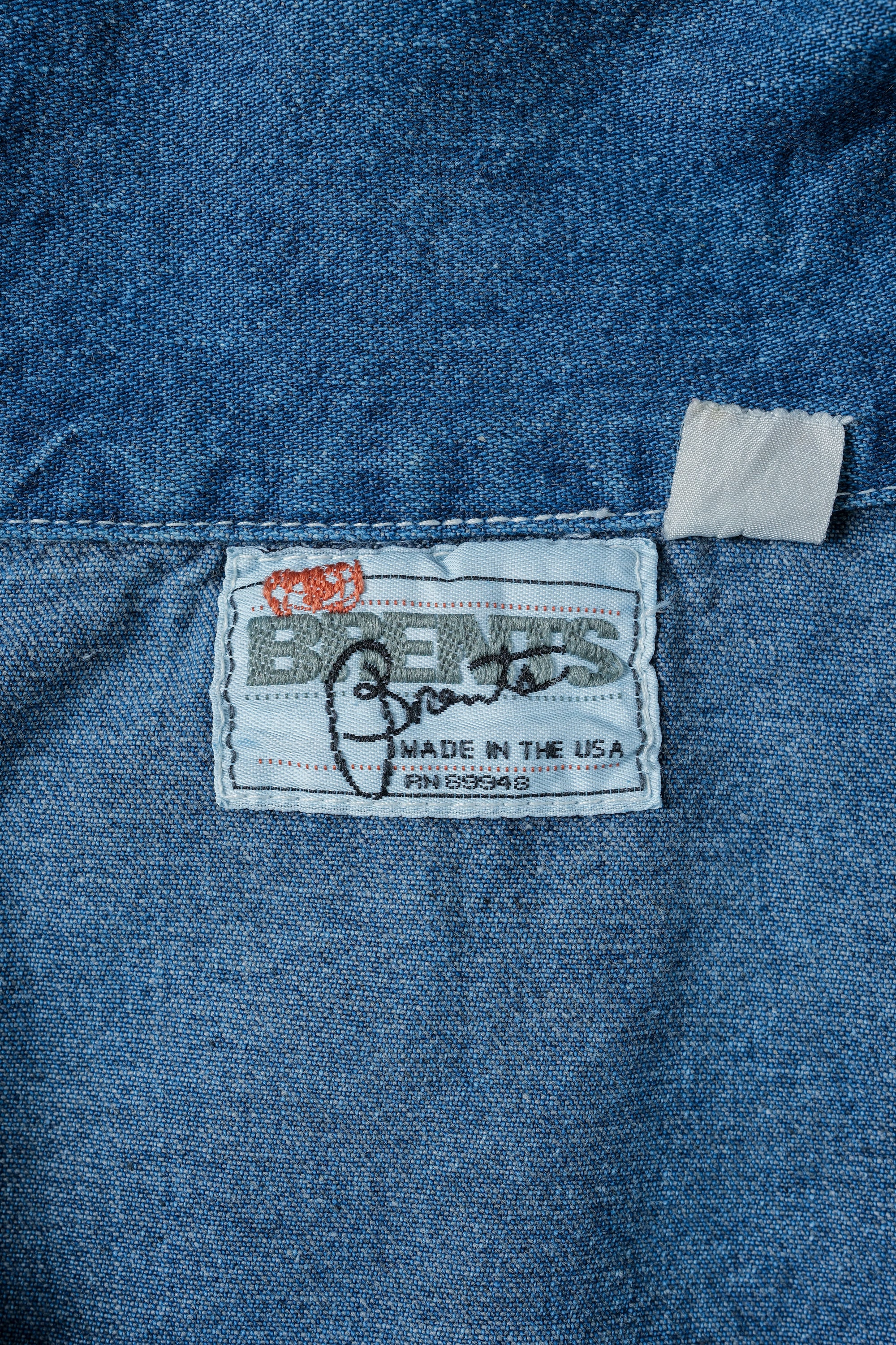 ［~90's］American Vintage U.S.ARMY Type Dungaree Denim Pullover Jumper Size.M