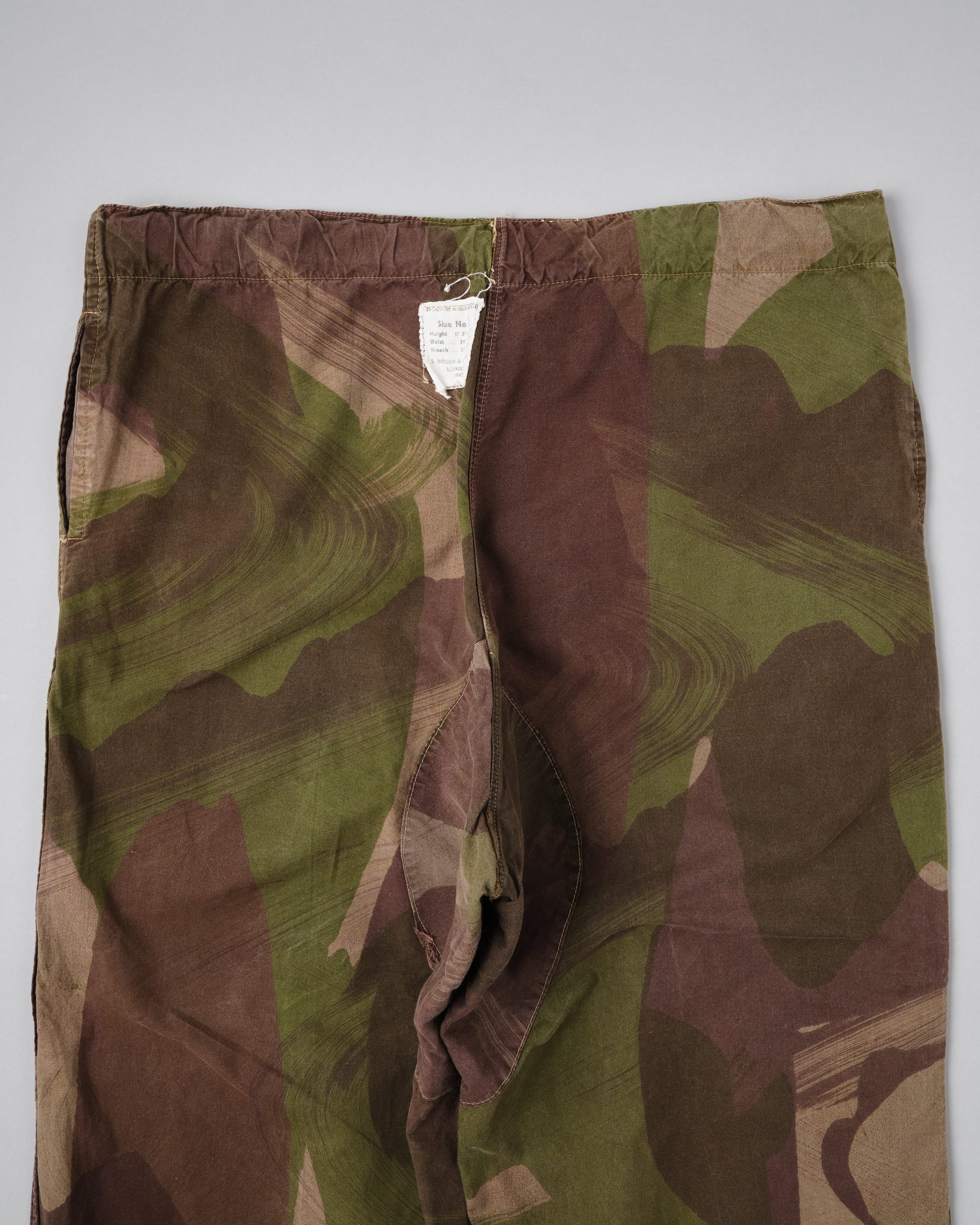 ［~40's］WWII British Army Camouflage Windproof Trousers Size.2 "SAS"