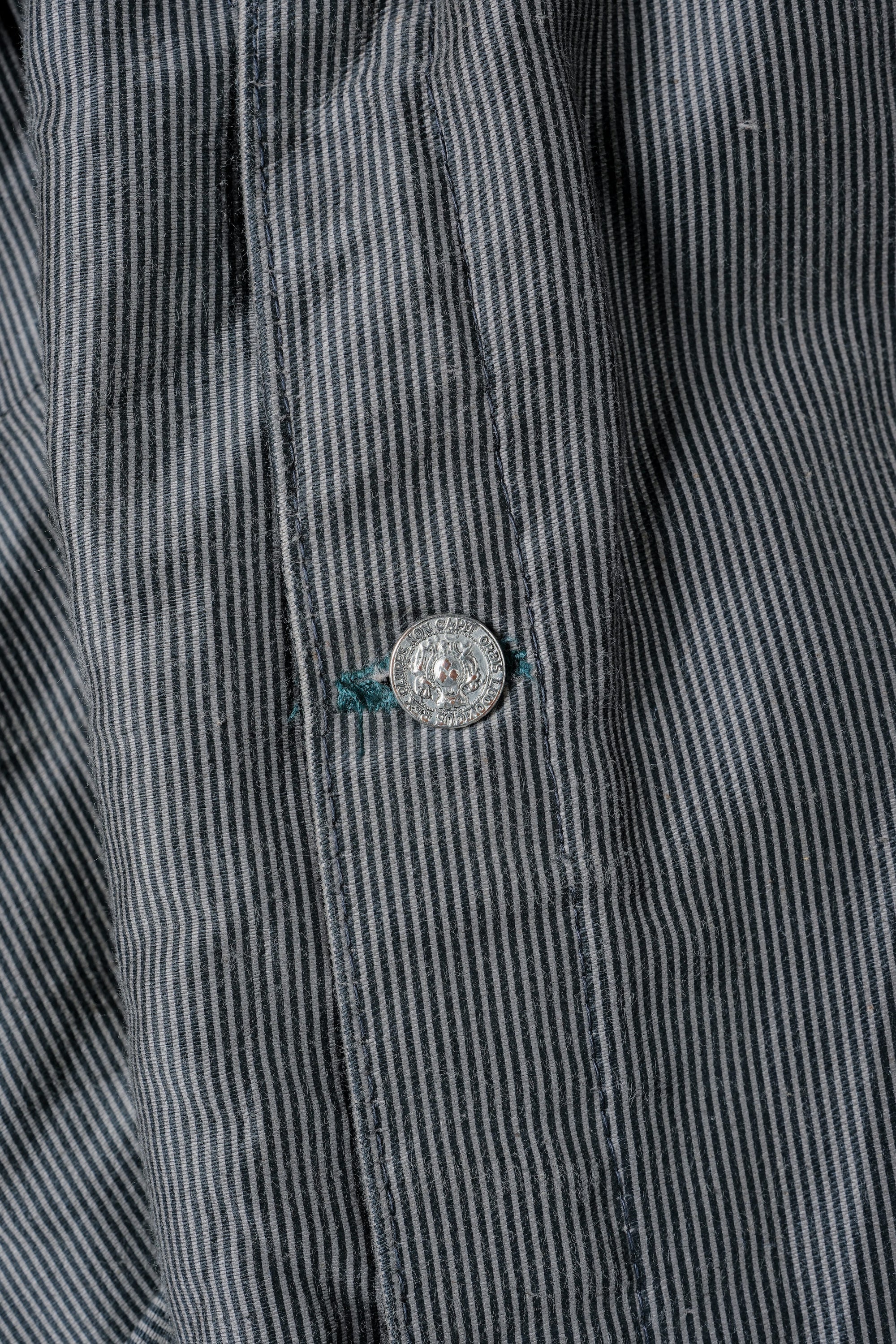 ［~60's］French Vintage Printed Moleskin Lapel Hunting Jacket "L'ESQUIMAU"
