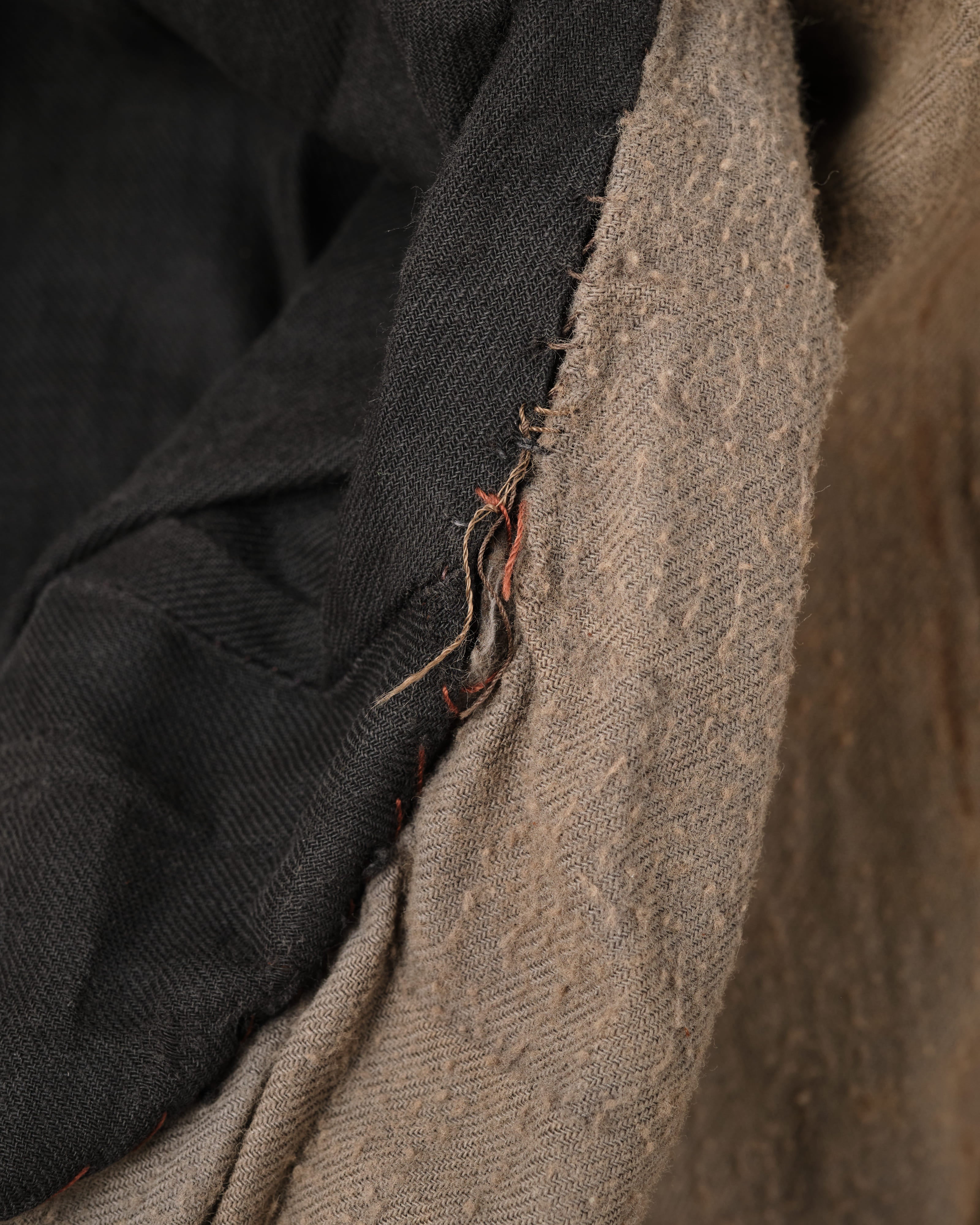 [~ 30's] แจ็คเก็ตหนังมอเตอร์ไซค์ French Vintage 4 Pockets