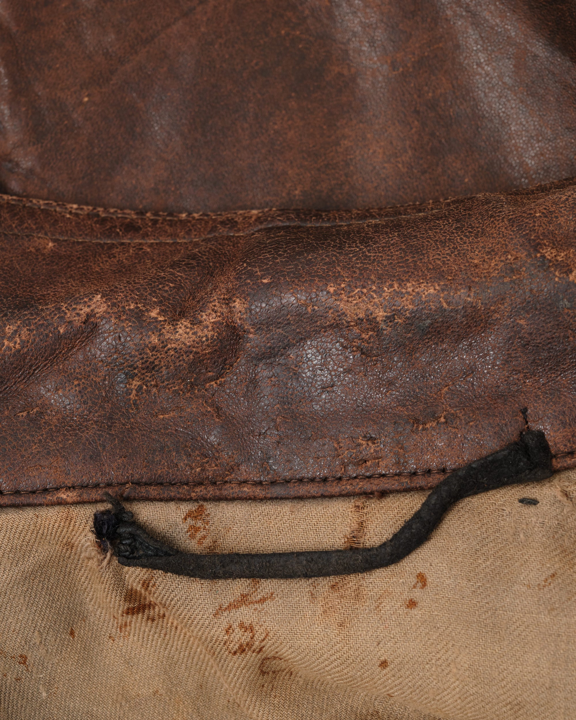 ［~30's］French Vintage 4 Pockets Motorcycle Leather Jacket