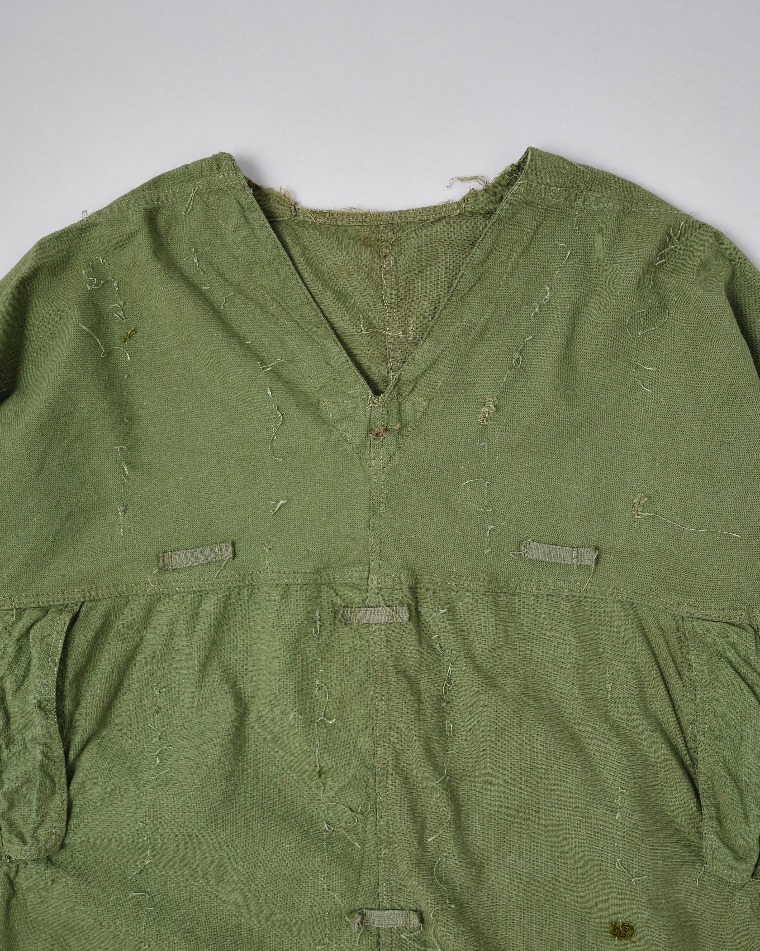 [~ 50's] Smock de tireur d'élite de coton vert de l'armée tchécoslovaque "modifié"