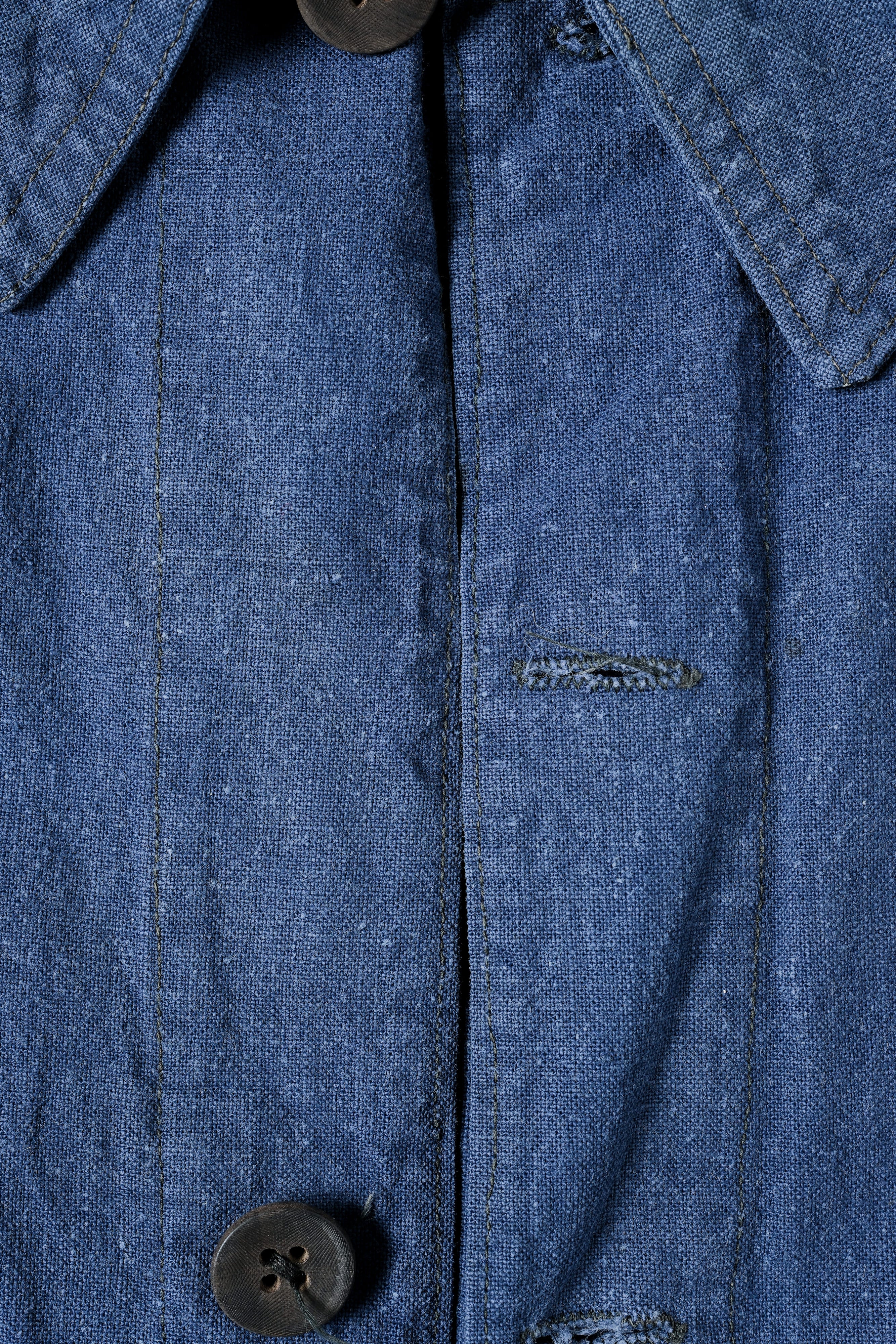 [~ 40's] French Vintage Indigo Metis Work Jacket