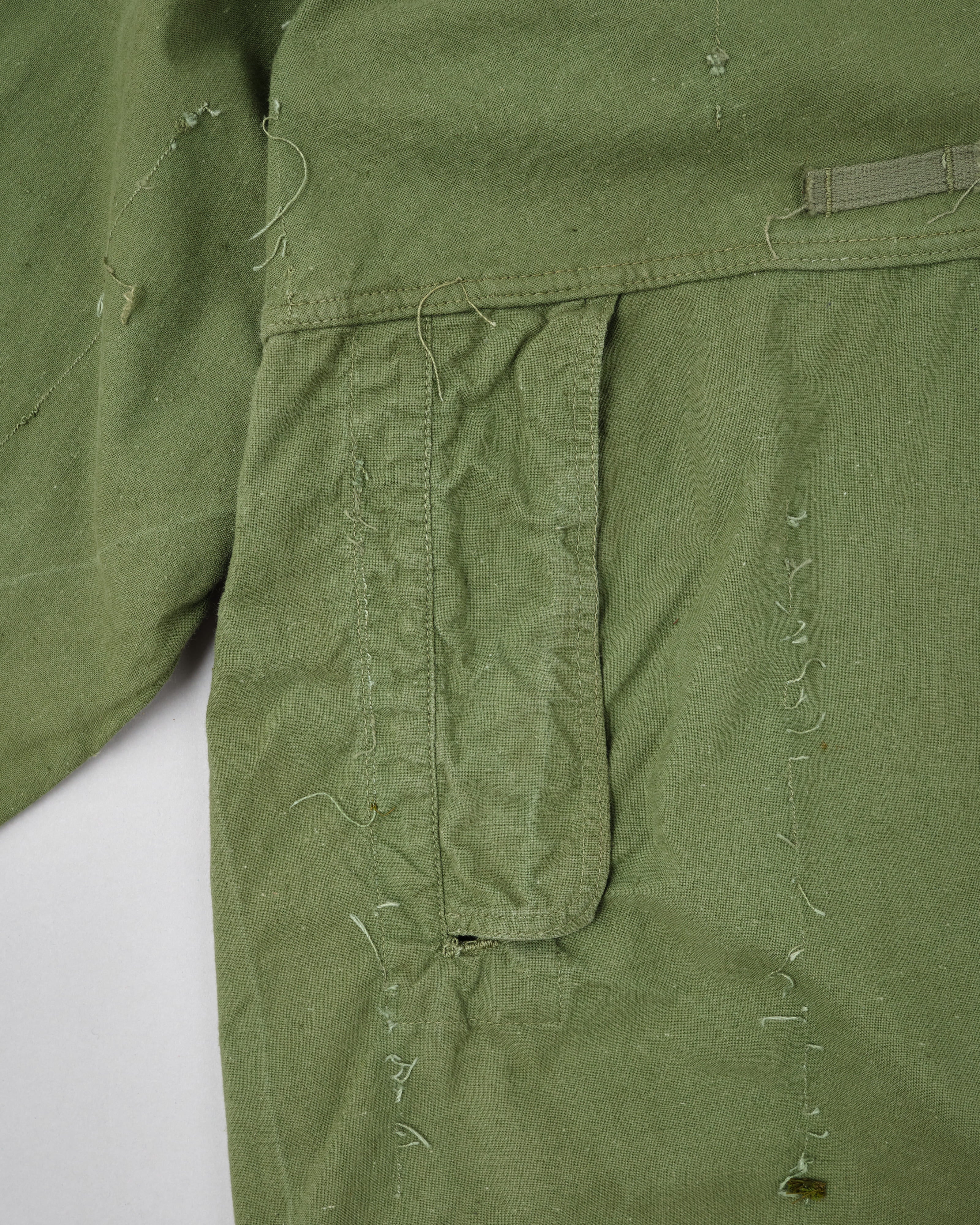 [~ 50's] Smock de tireur d'élite de coton vert de l'armée tchécoslovaque "modifié"