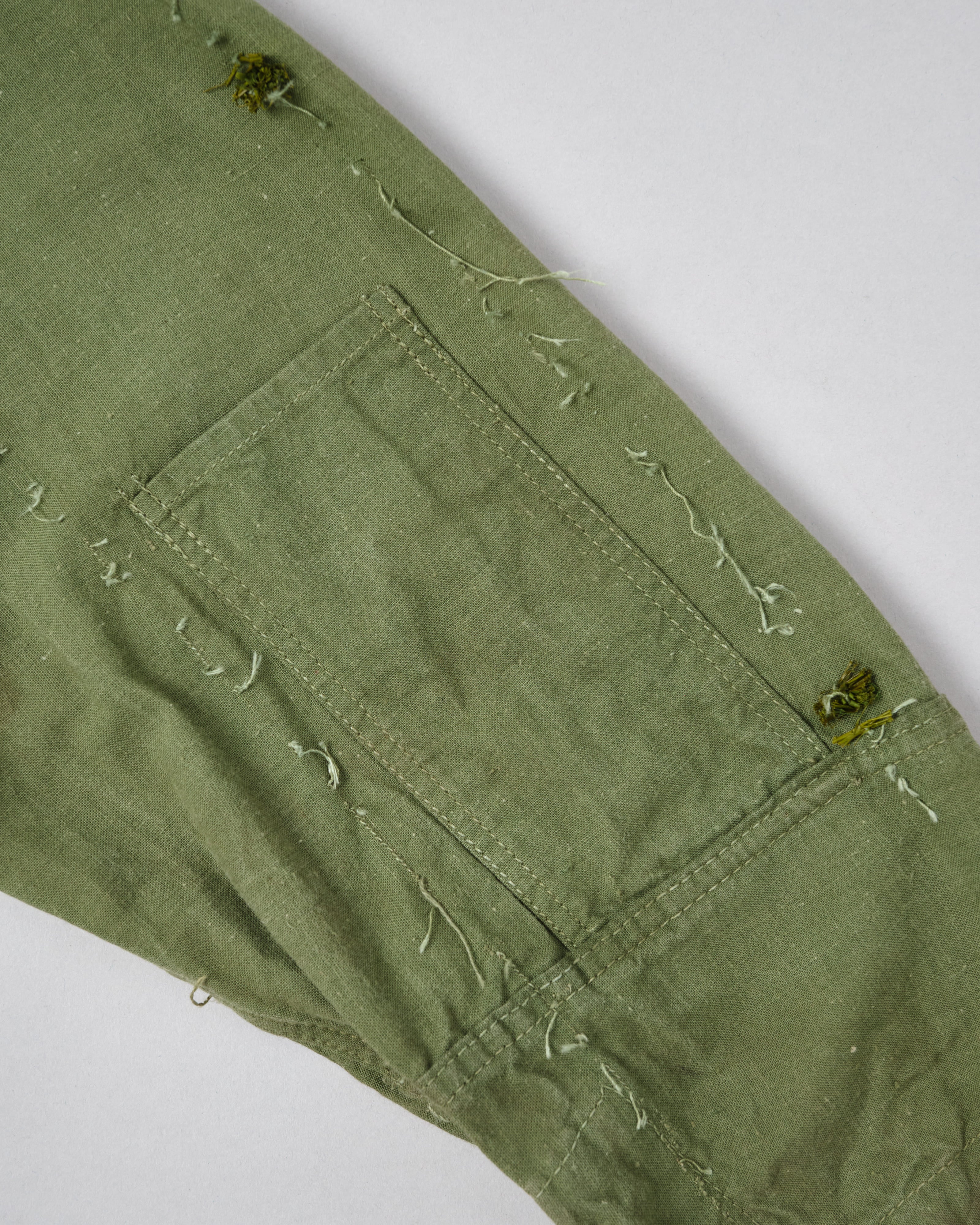 [~ 50's] Smock de tireur d'élite de coton vert de l'armée tchécoslovaque "modifié"