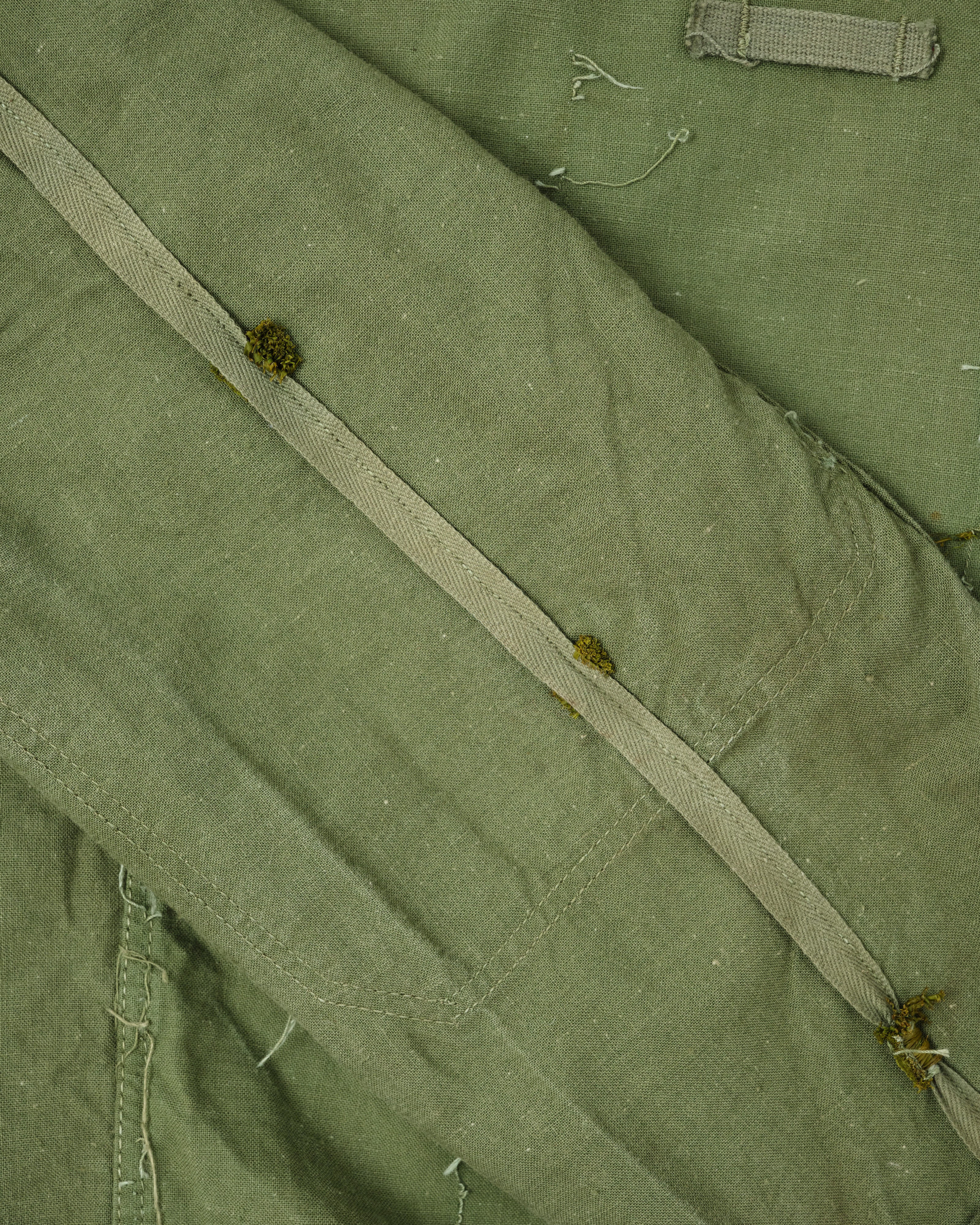 [~ 50's] Smock de tireur d'élite de coton vert de l'armée tchécoslovaque "modifié"