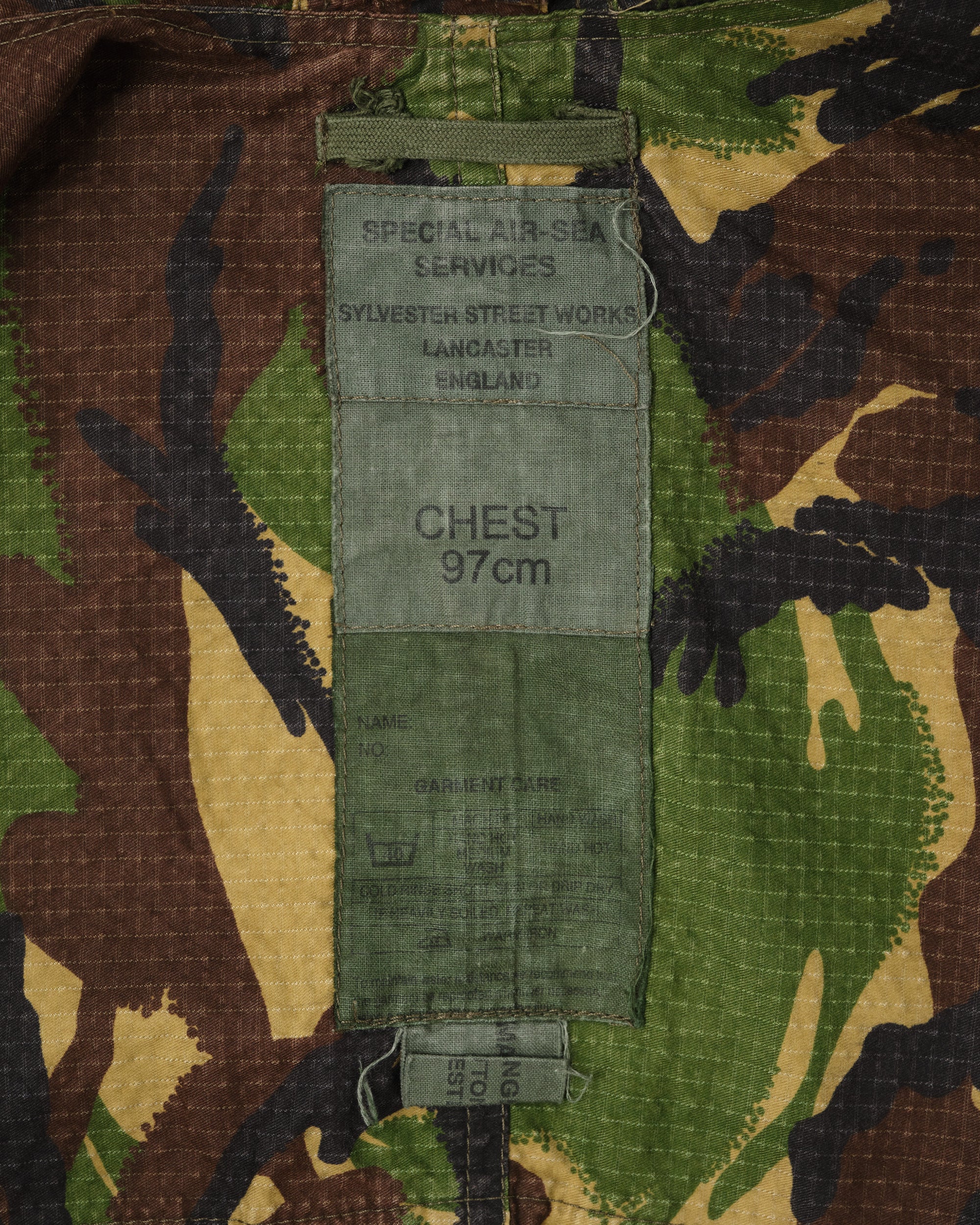 ［~90's］British Vintage DPM Camouflage Ripstop Windproof Smock Made by SASS