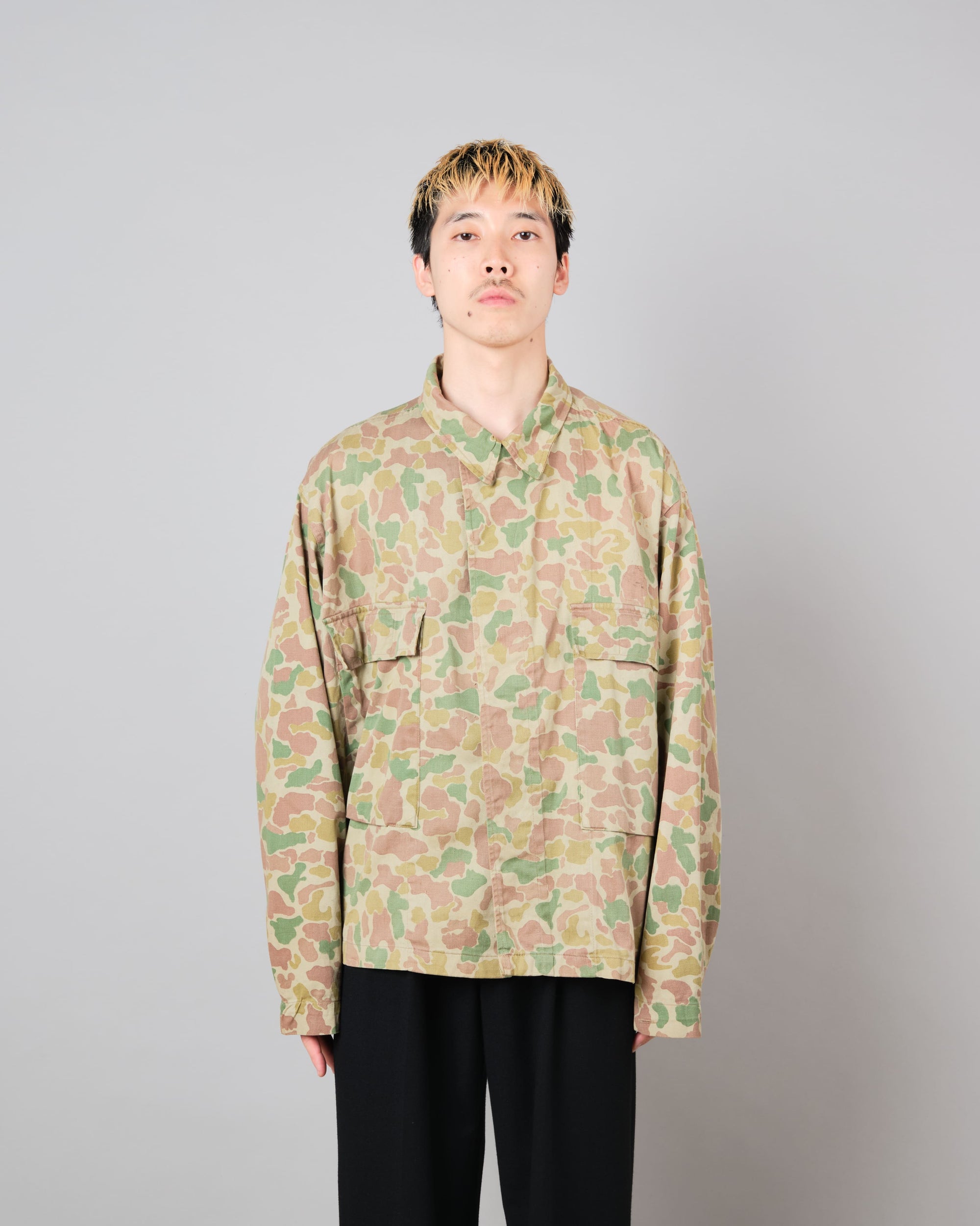 ［~50's］Dutch Army Frogskin Camouflage Field Jacket Size.50