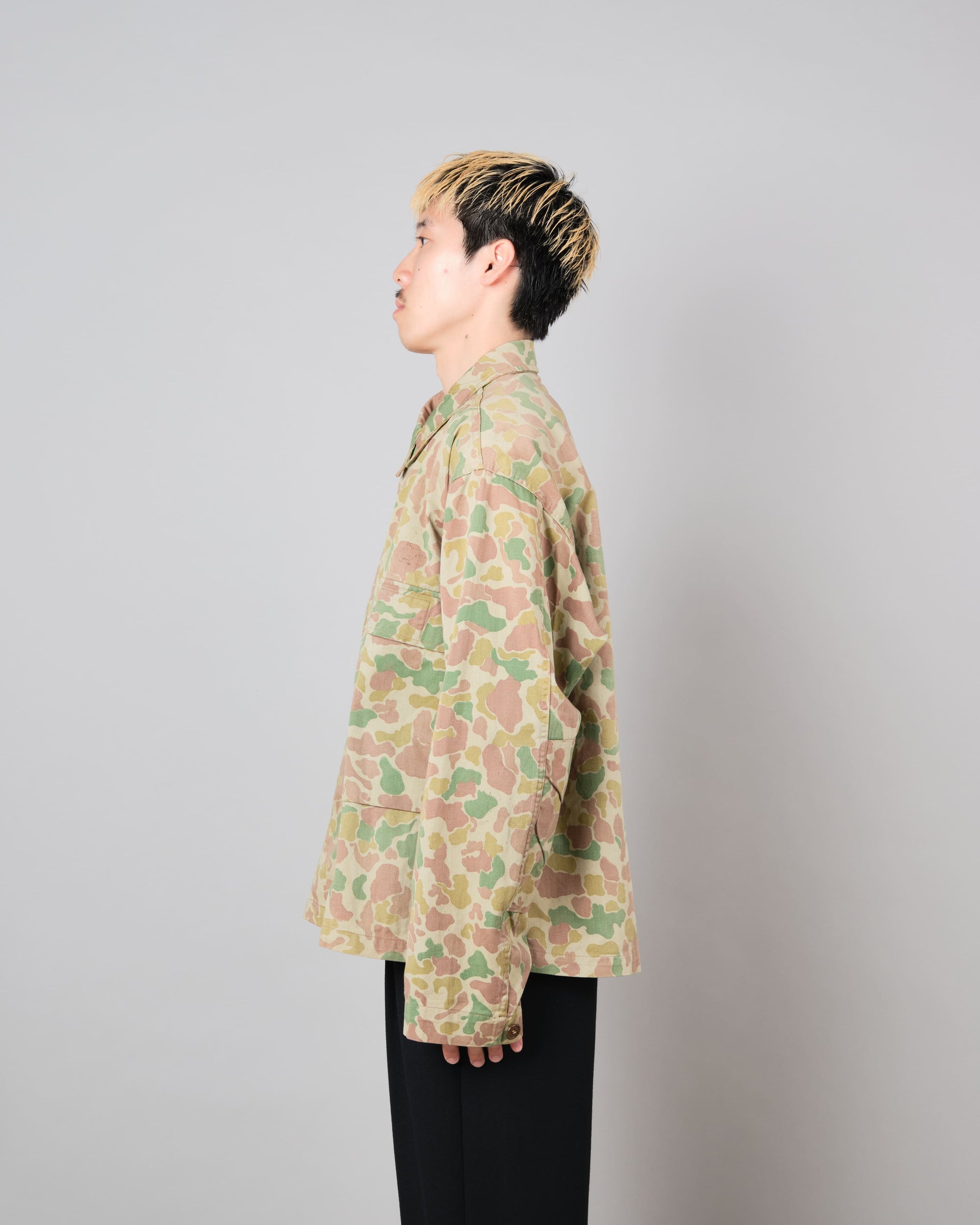 ［~50's］Dutch Army Frogskin Camouflage Field Jacket Size.50