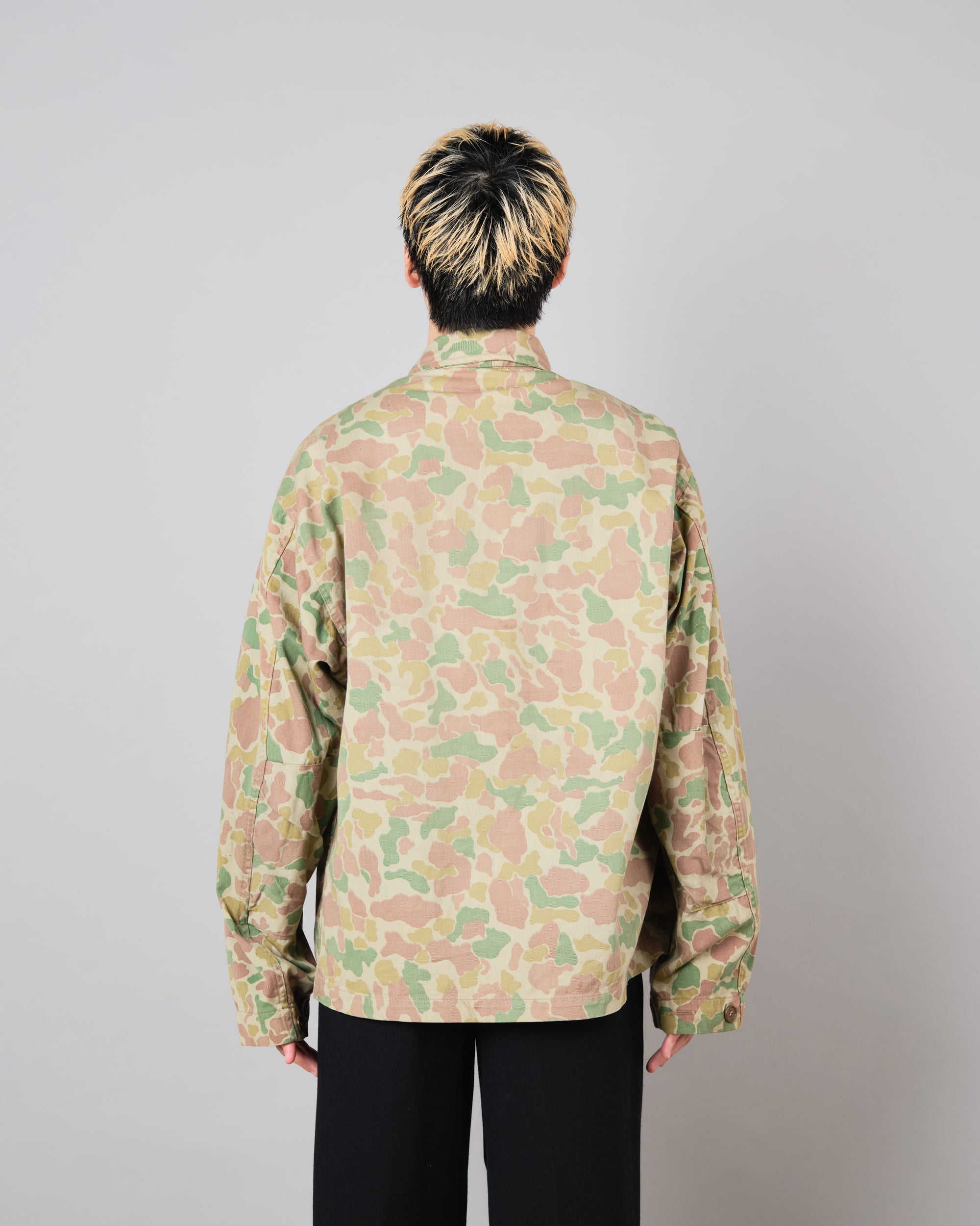 ［~50's］Dutch Army Frogskin Camouflage Field Jacket Size.50