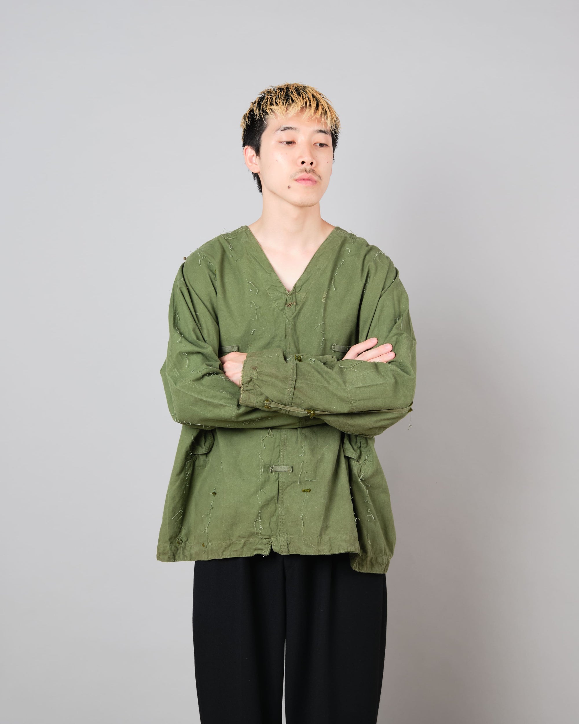［~50’s］Czechoslovakian Army Green Cotton Sniper Smock "Modified"