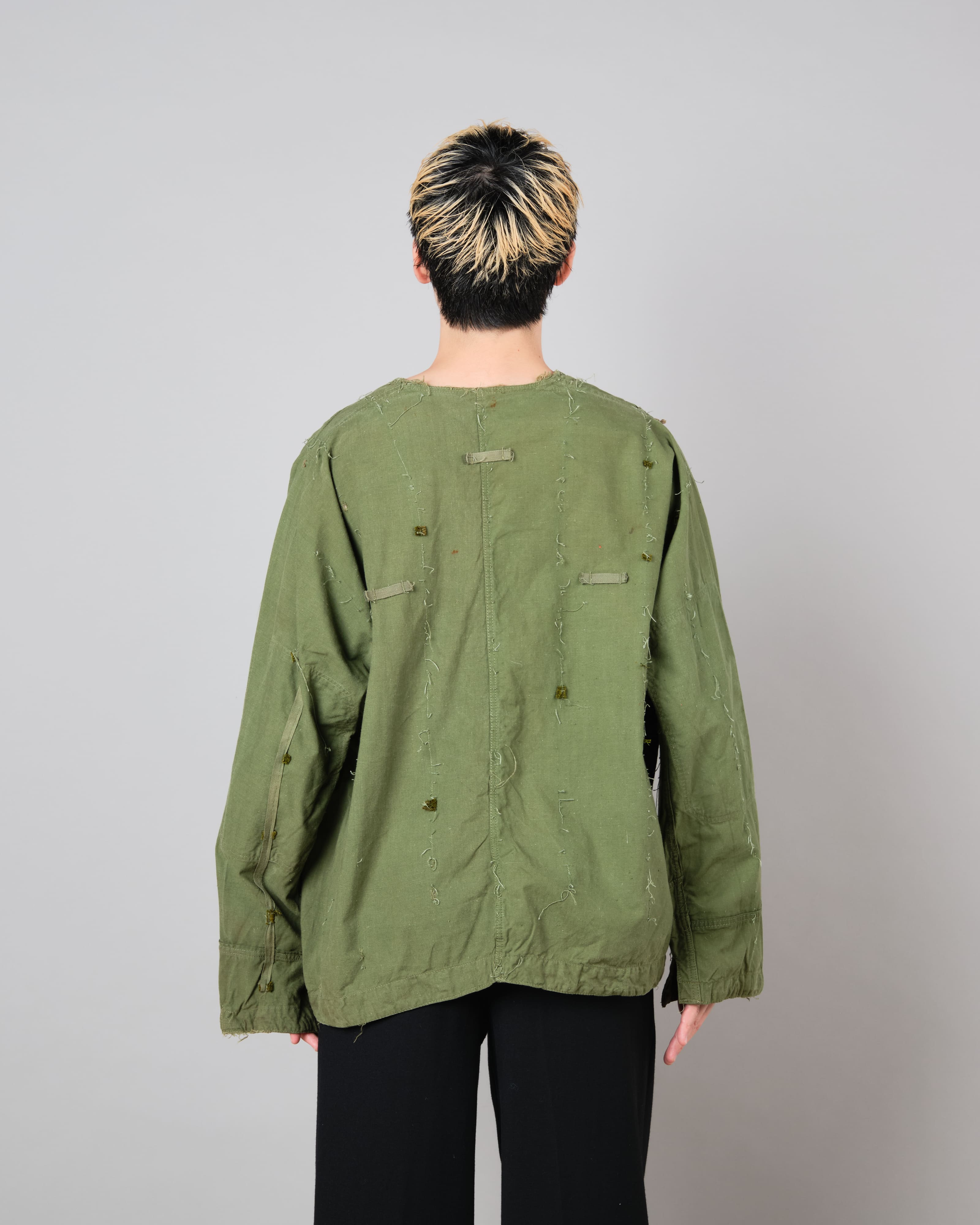 [~ 50's] Smock de tireur d'élite de coton vert de l'armée tchécoslovaque "modifié"
