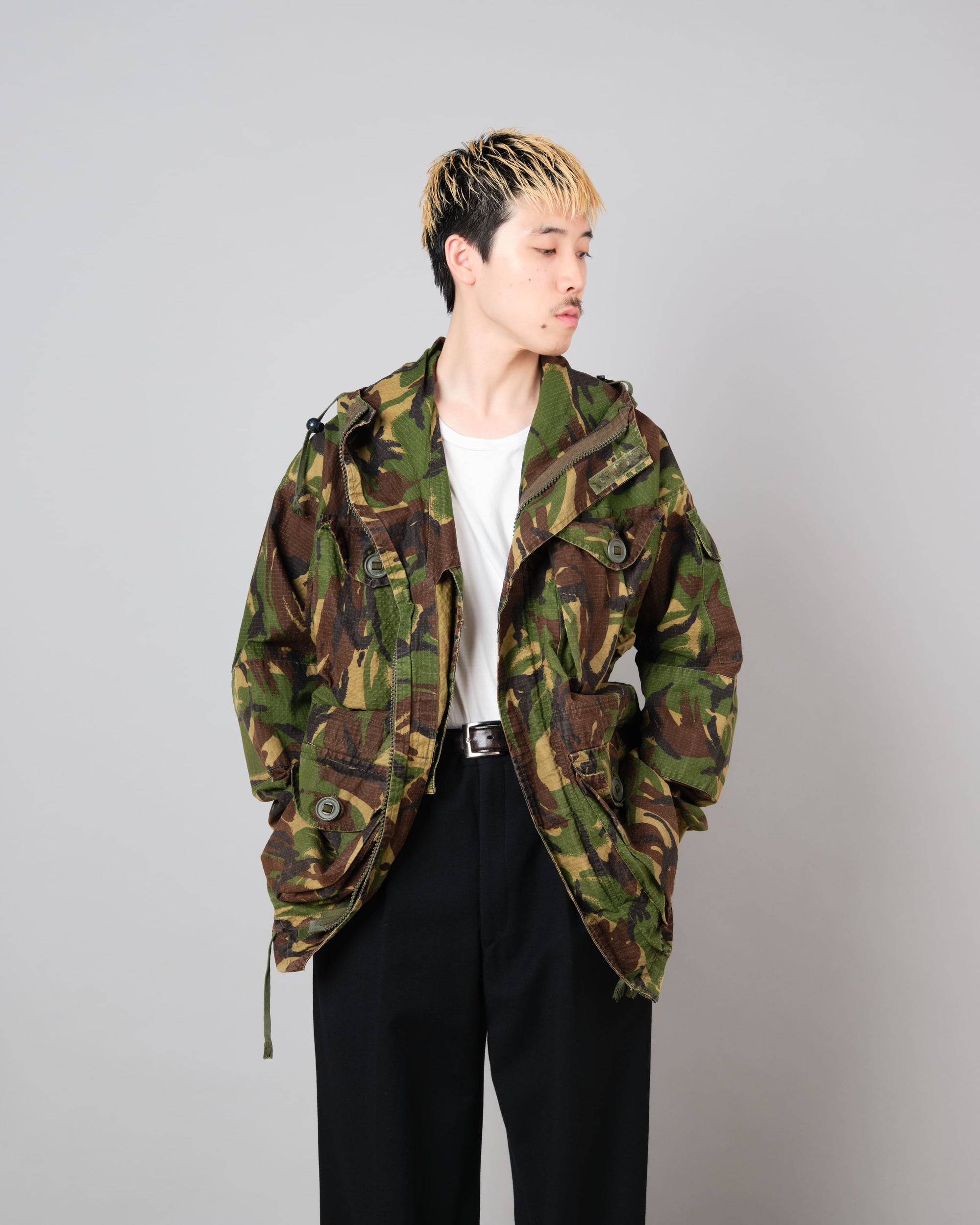 ［~90's］British Vintage DPM Camouflage Ripstop Windproof Smock Made by SASS
