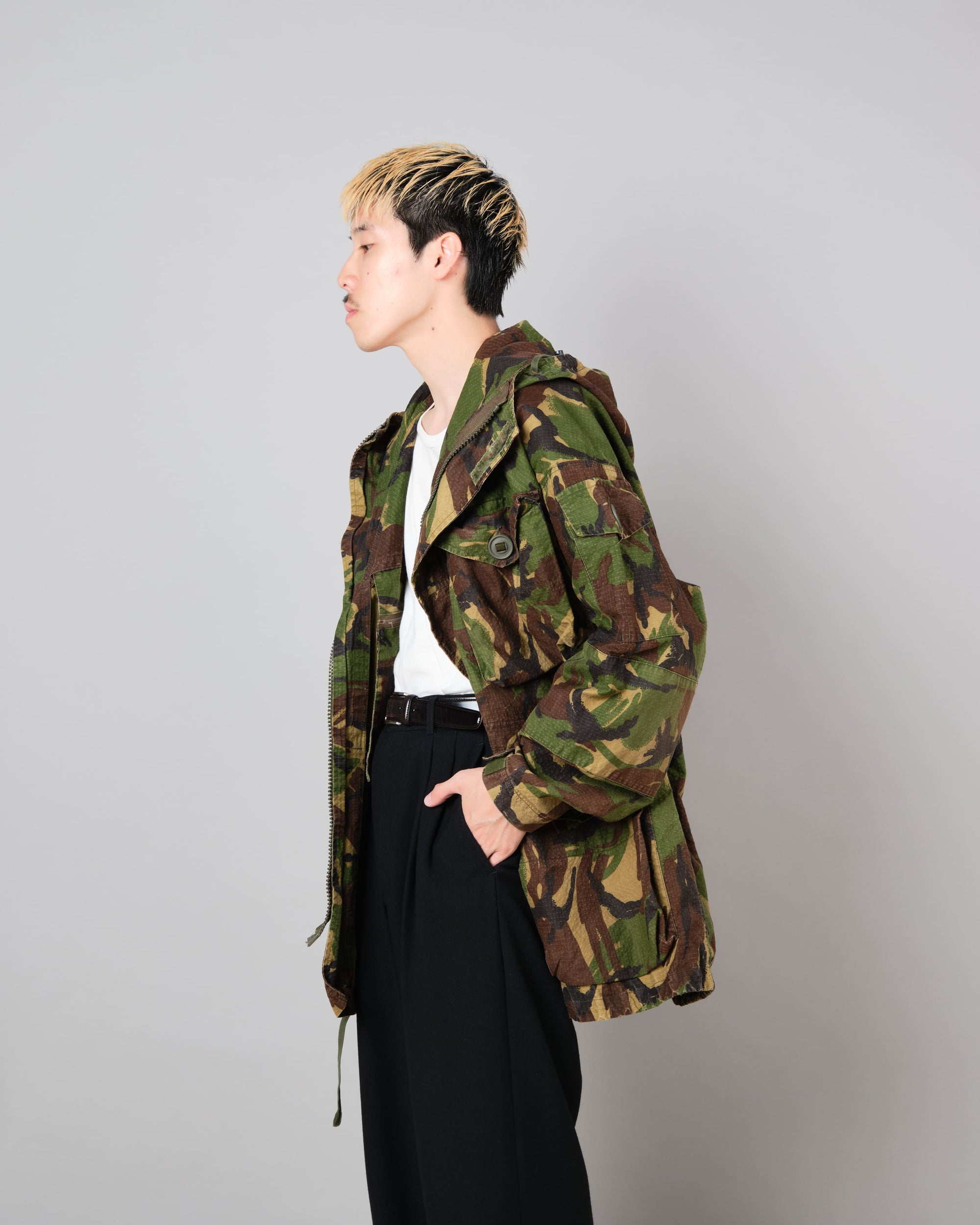 ［~90's］British Vintage DPM Camouflage Ripstop Windproof Smock Made by SASS