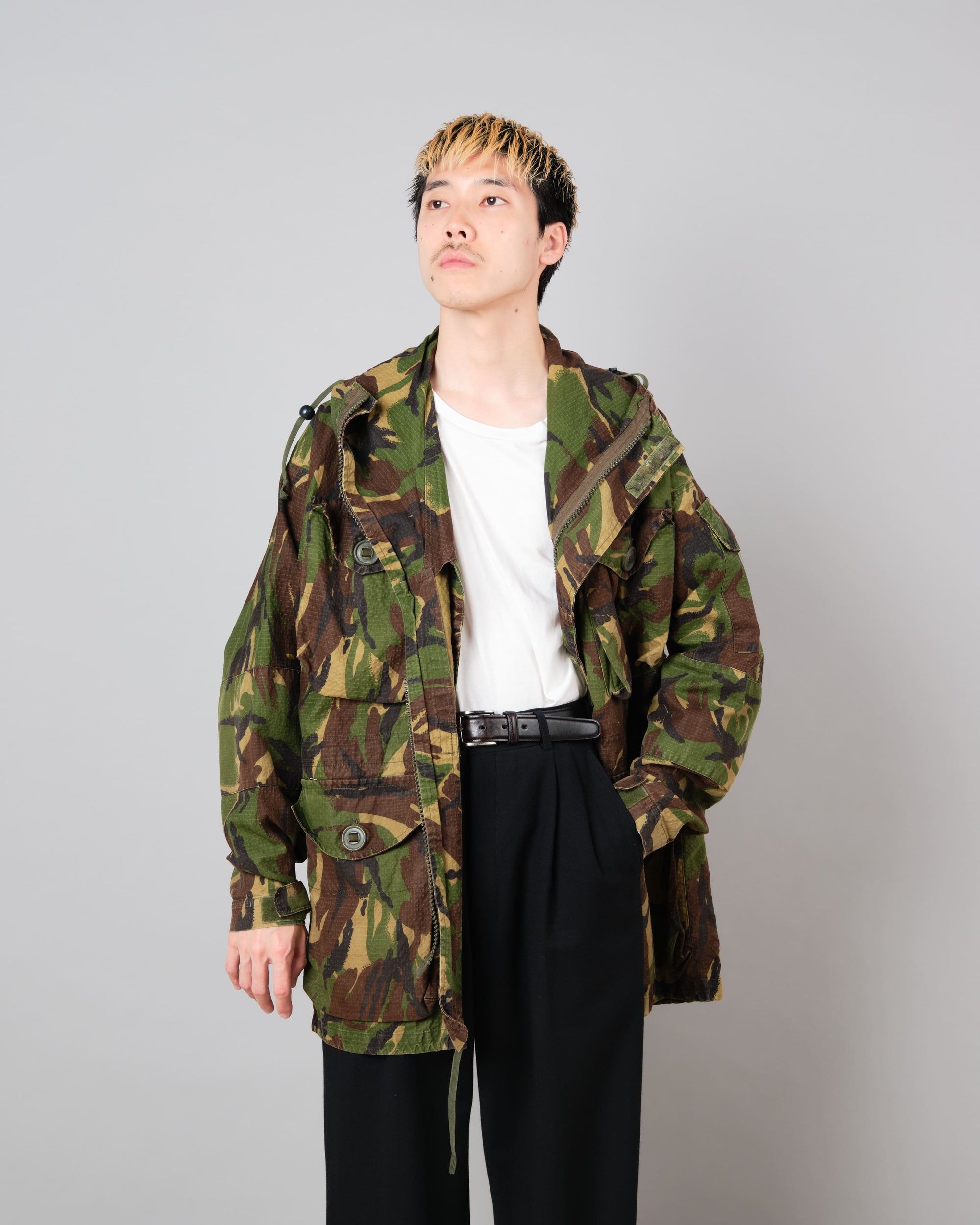 ［~90's］British Vintage DPM Camouflage Ripstop Windproof Smock Made by SASS