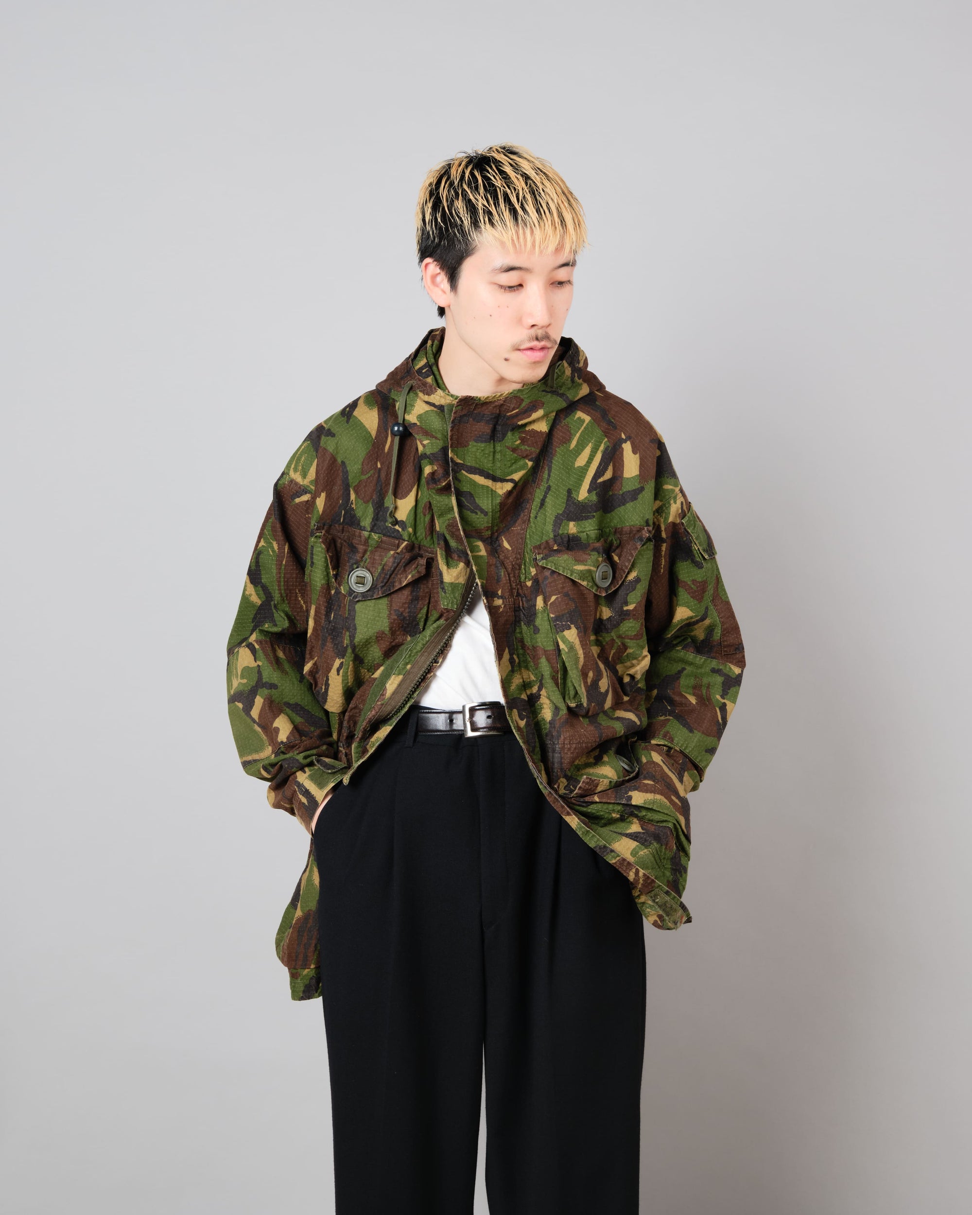 ［~90's］British Vintage DPM Camouflage Ripstop Windproof Smock Made by SASS