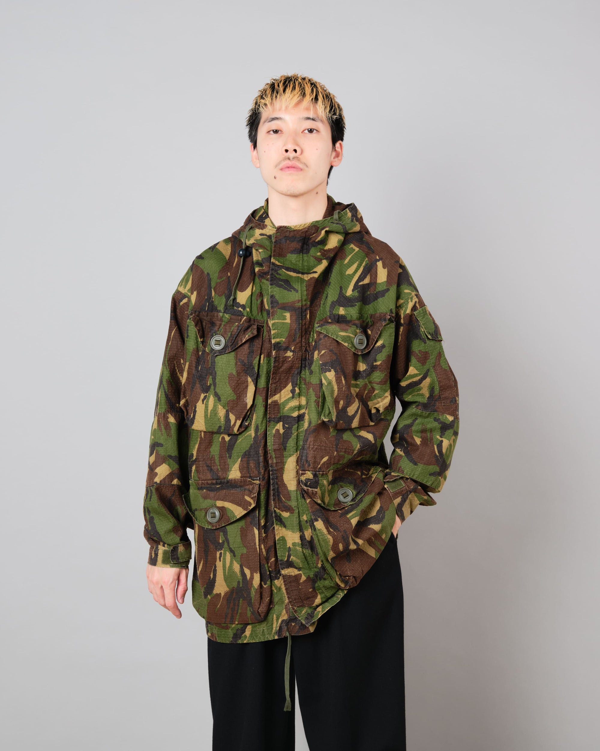 ［~90's］British Vintage DPM Camouflage Ripstop Windproof Smock Made by SASS