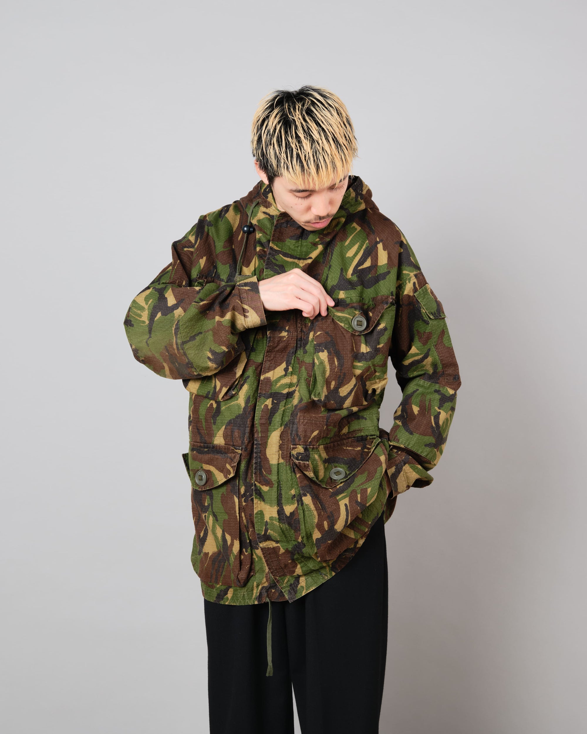 ［~90's］British Vintage DPM Camouflage Ripstop Windproof Smock Made by SASS