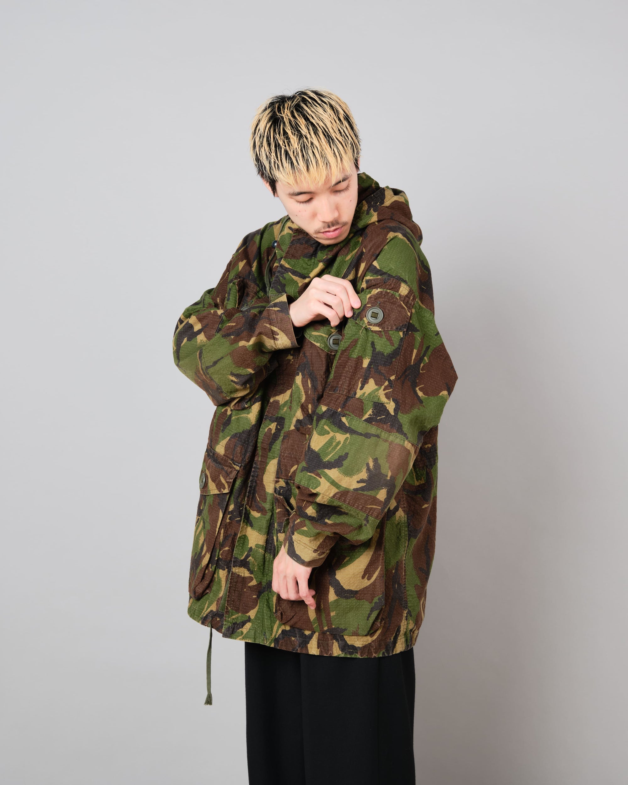 ［~90's］British Vintage DPM Camouflage Ripstop Windproof Smock Made by SASS