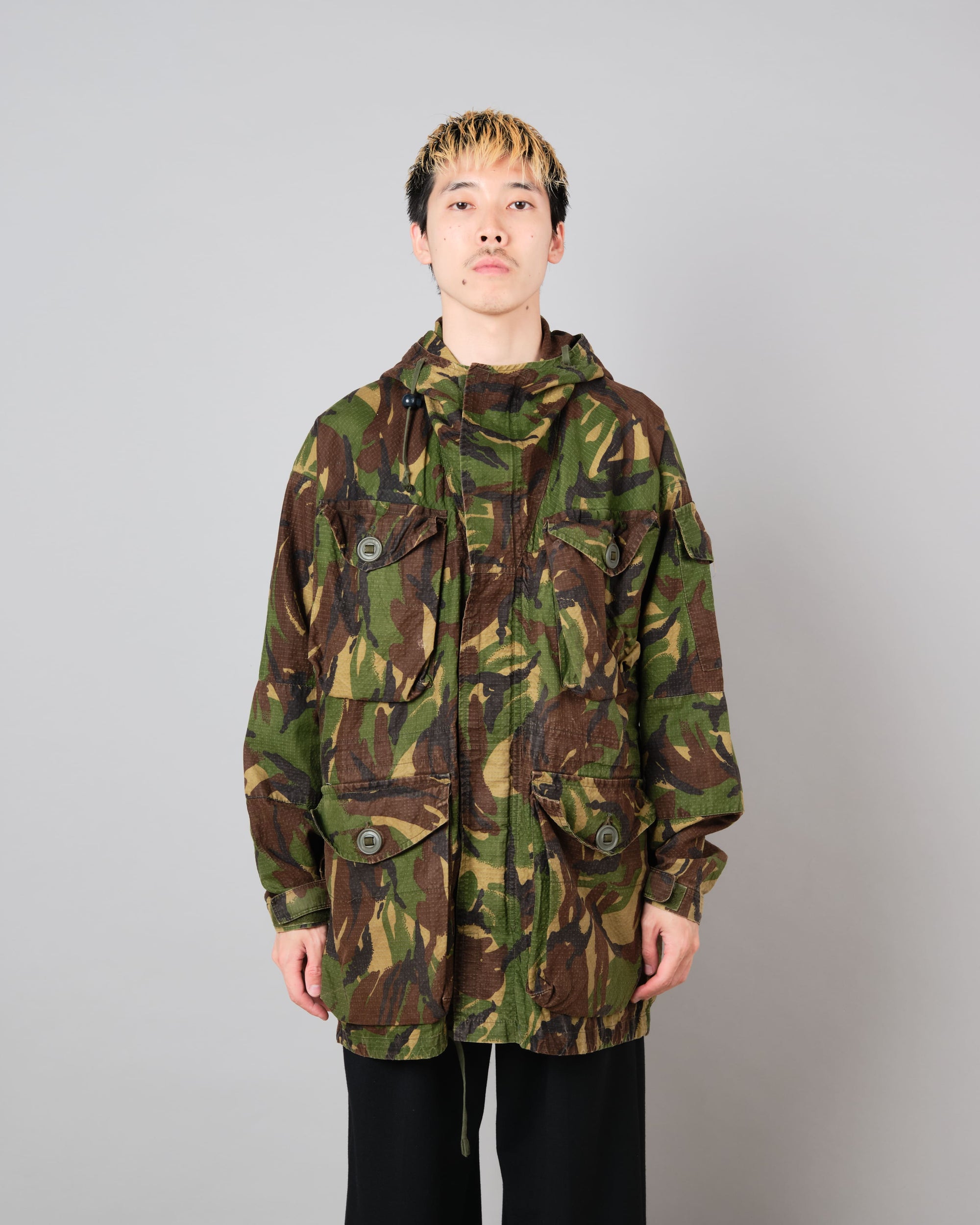 ［~90's］British Vintage DPM Camouflage Ripstop Windproof Smock Made by SASS