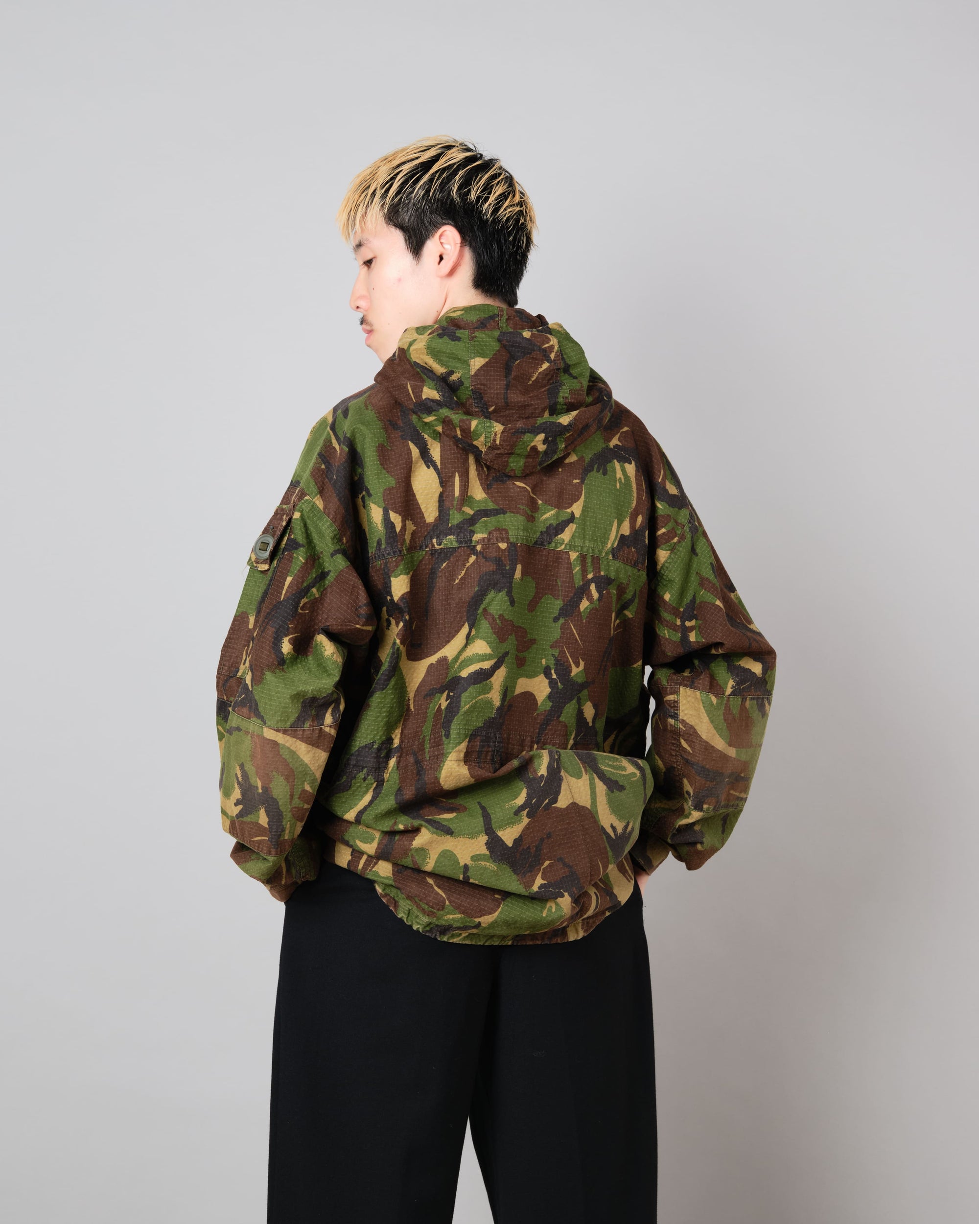 ［~90's］British Vintage DPM Camouflage Ripstop Windproof Smock Made by SASS