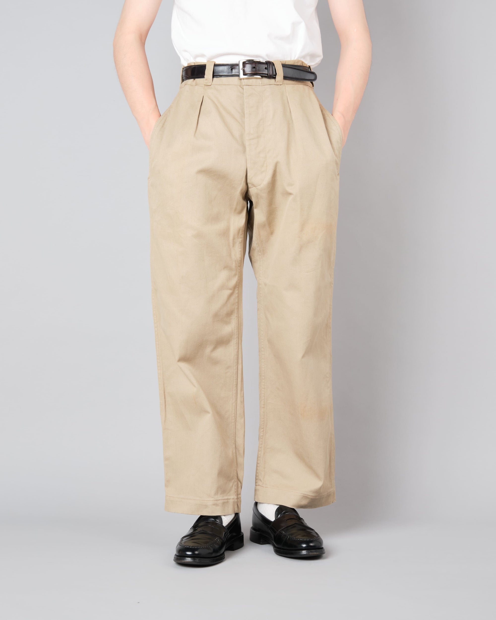 ［~50's］French Army M52 Chino Trousers Size.21