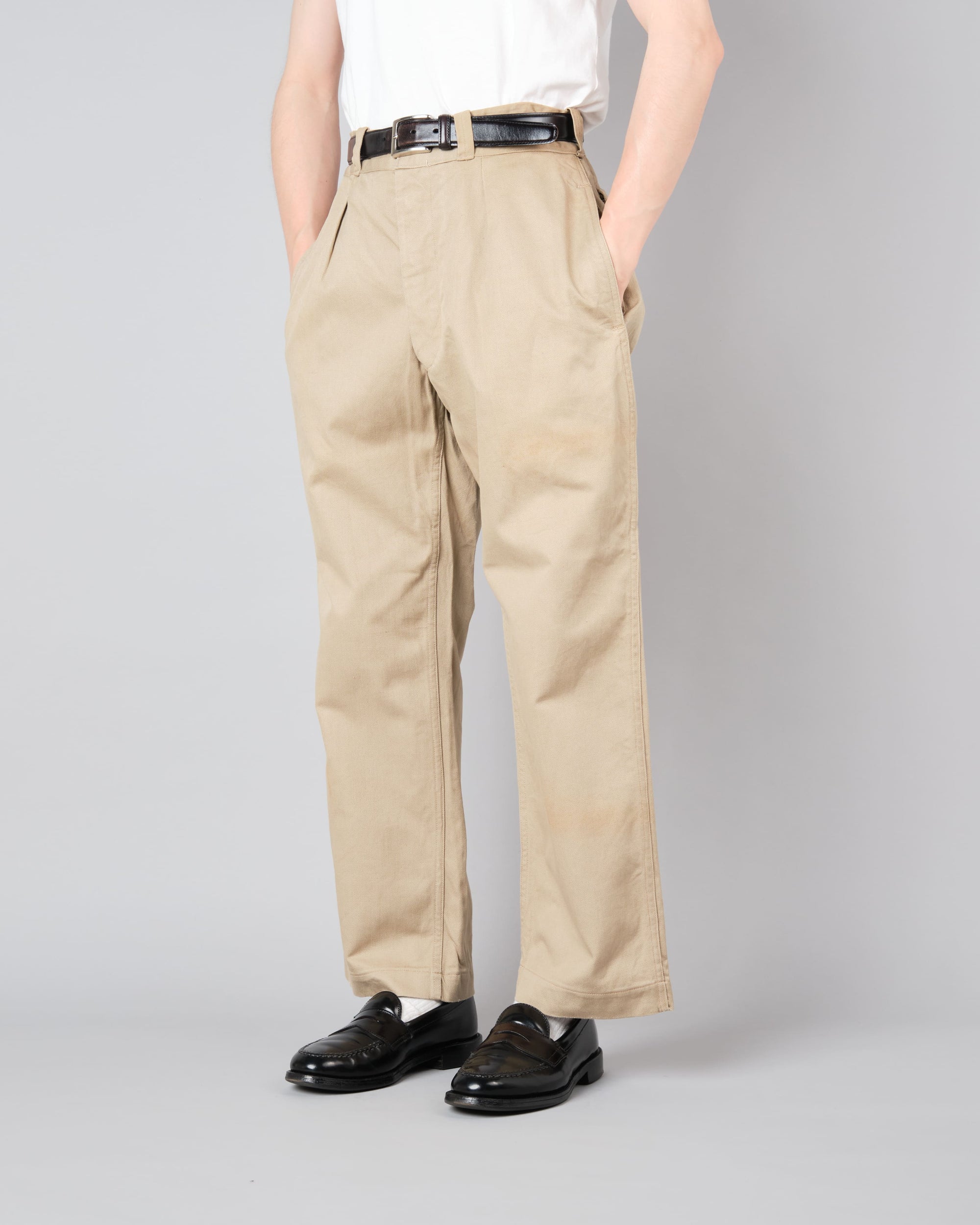 ［~50's］French Army M52 Chino Trousers Size.21