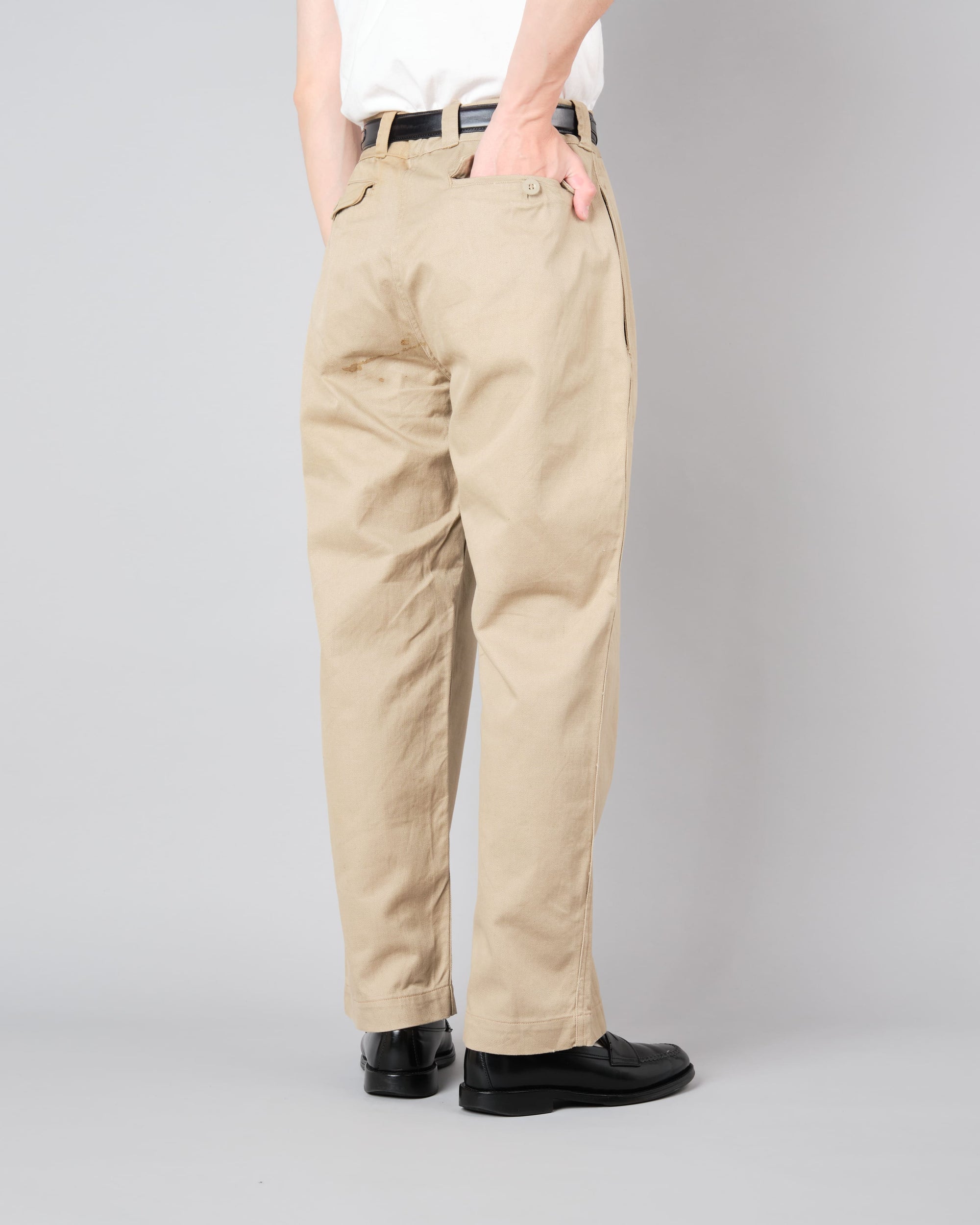 ［~50's］French Army M52 Chino Trousers Size.21