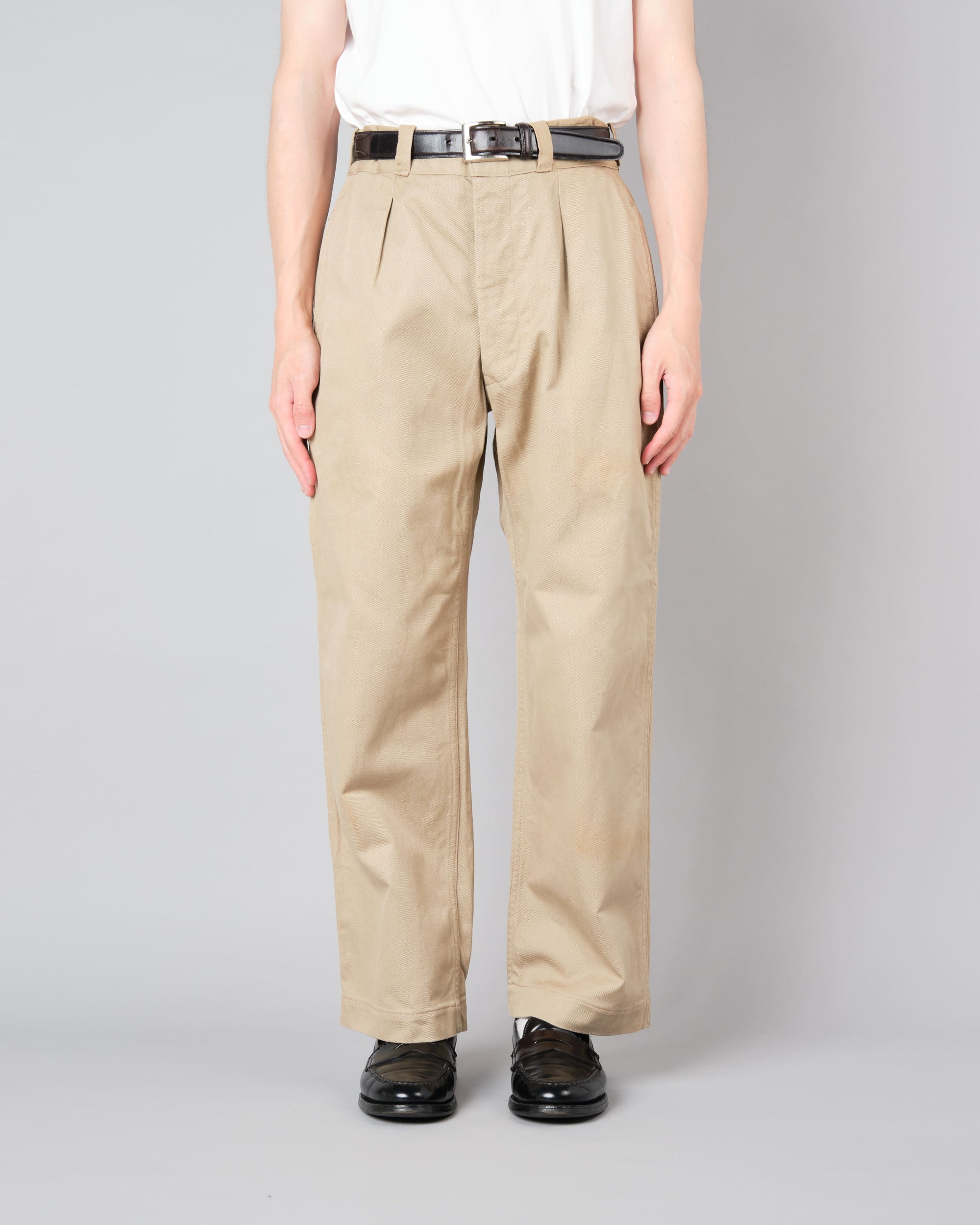 ［~50's］French Army M52 Chino Trousers Size.21