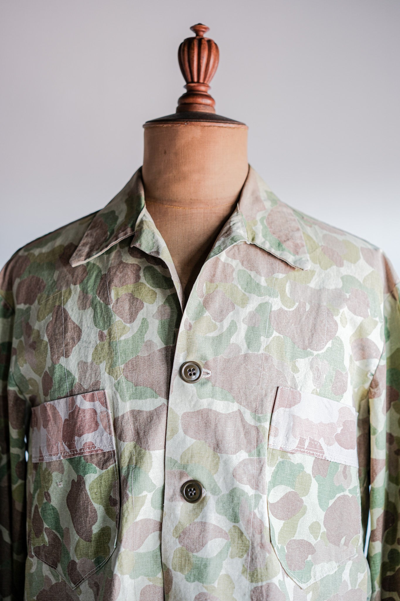 [~ 50's] American Vintage Occupation Taylor Made FROGSKIN CAMOUFLAGE JACKET "U.S.M.C Material"