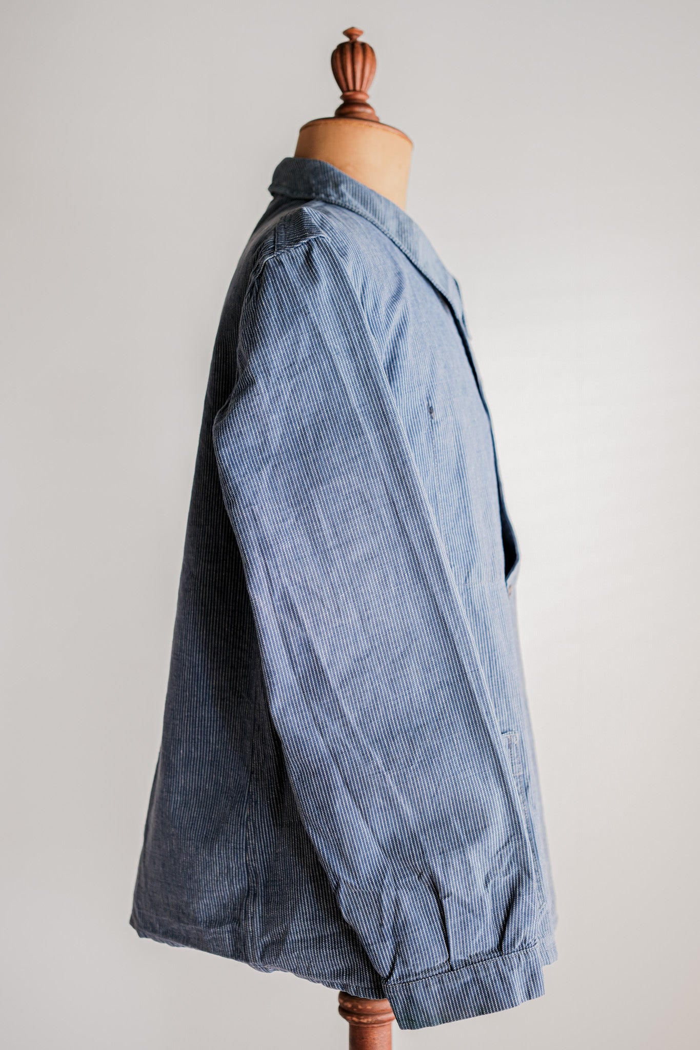 ［~40's］Italian Vintage Cotton Striped Work Jacket