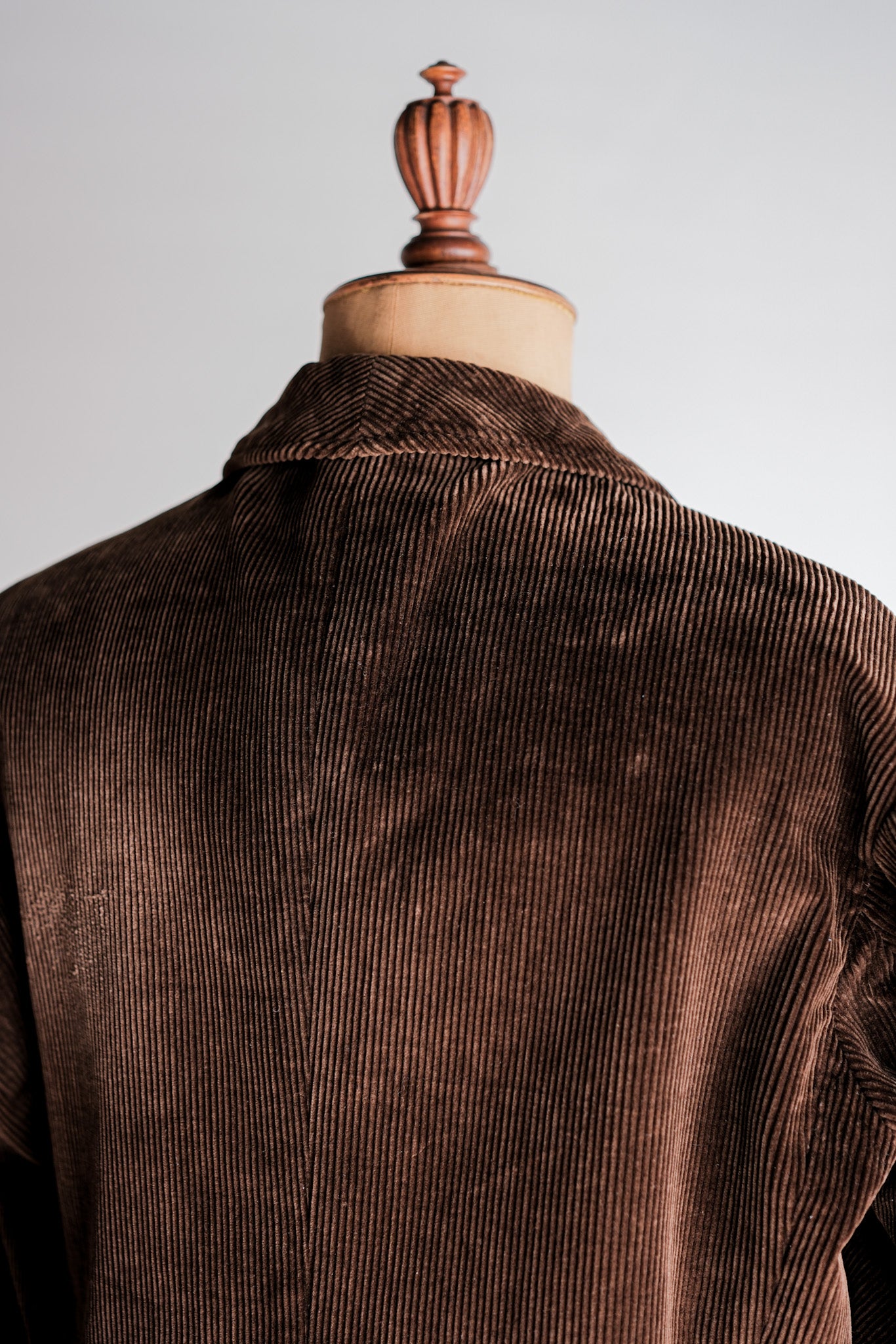 [~ 50's] French Vintage Brown Corduroy Work Jacket Size.48 