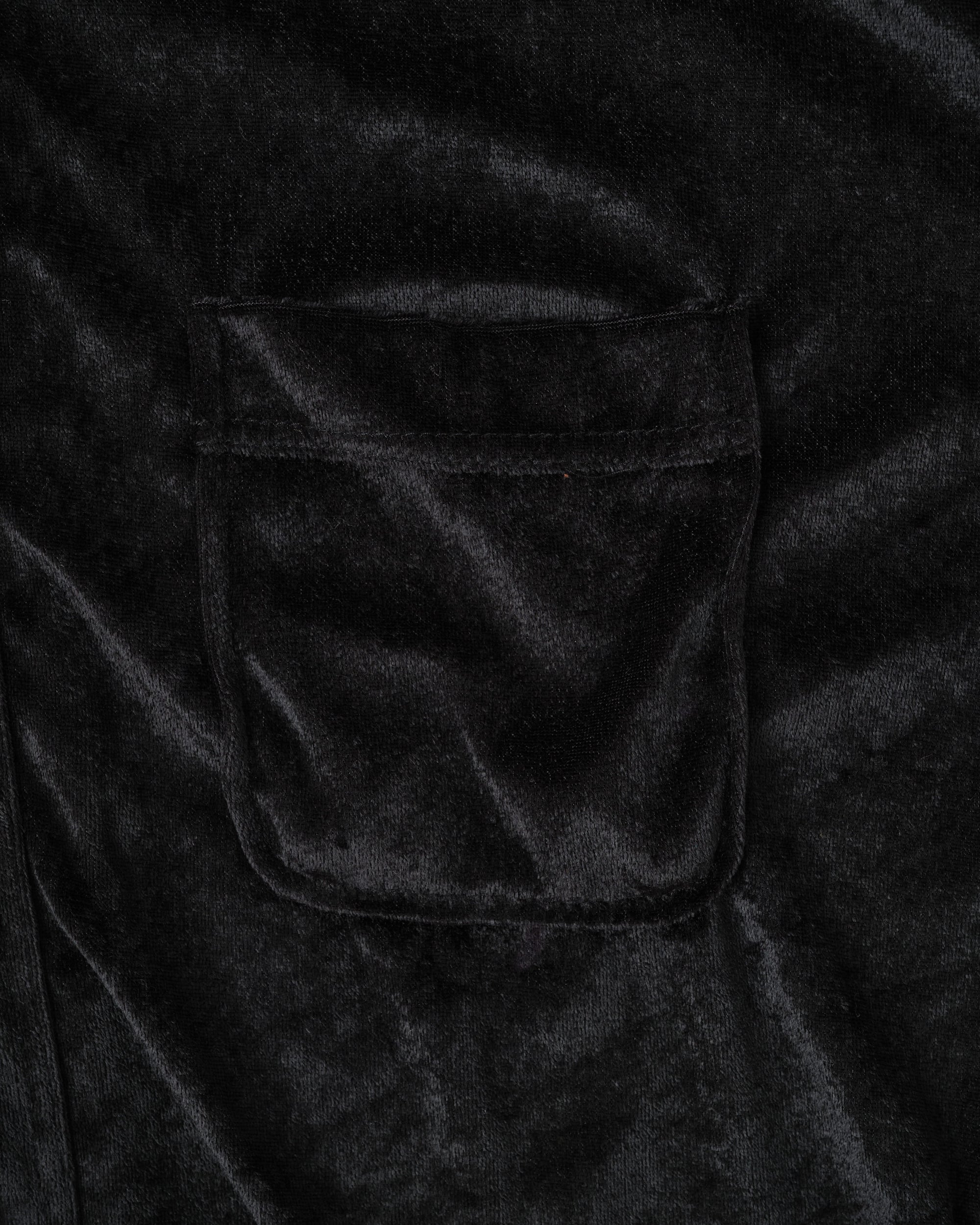 ［~90's］Old Paul Smith Black Velor S/S Shirt