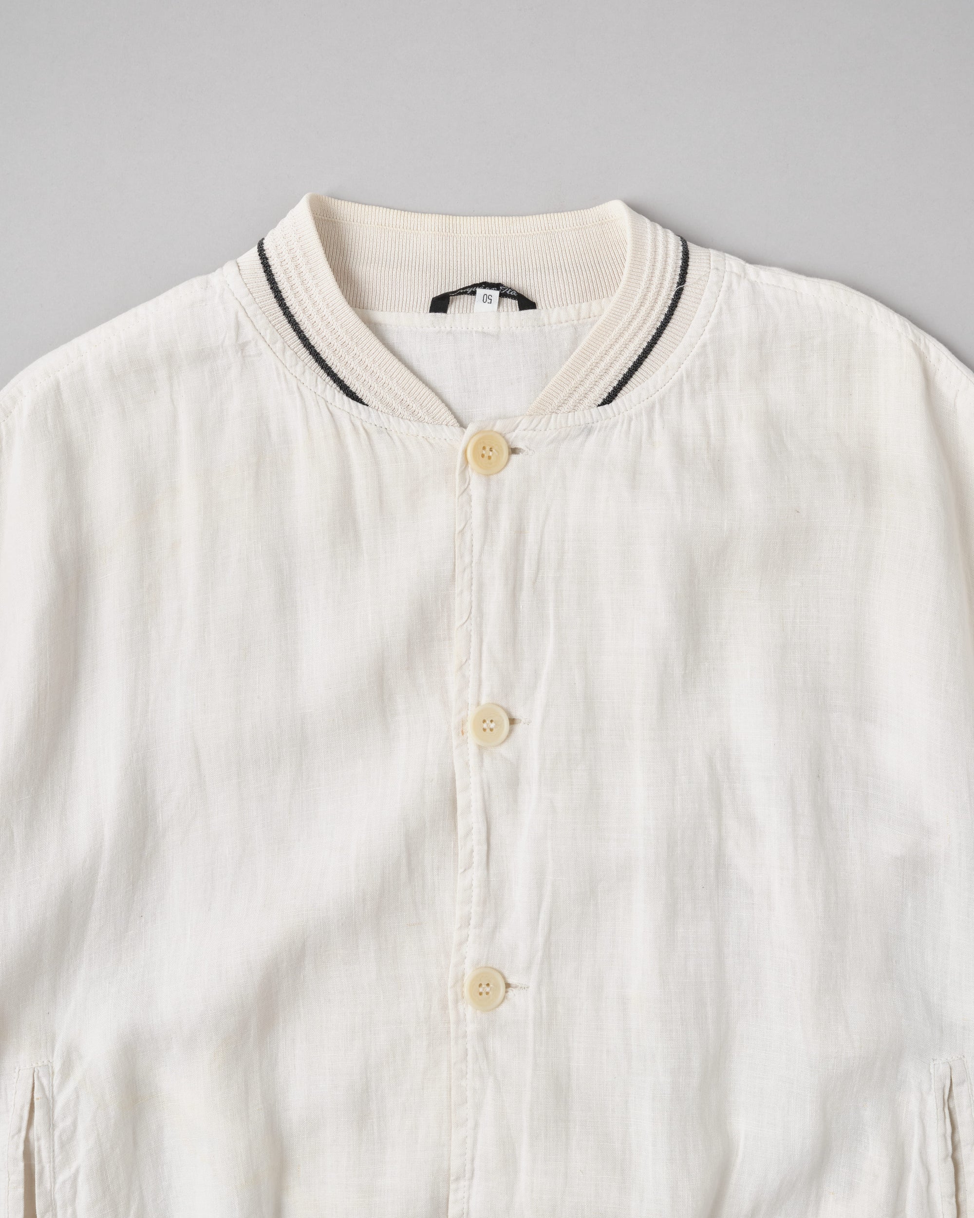 ［~80’s］Old CORTIGIANI Linen Blouson Size.50