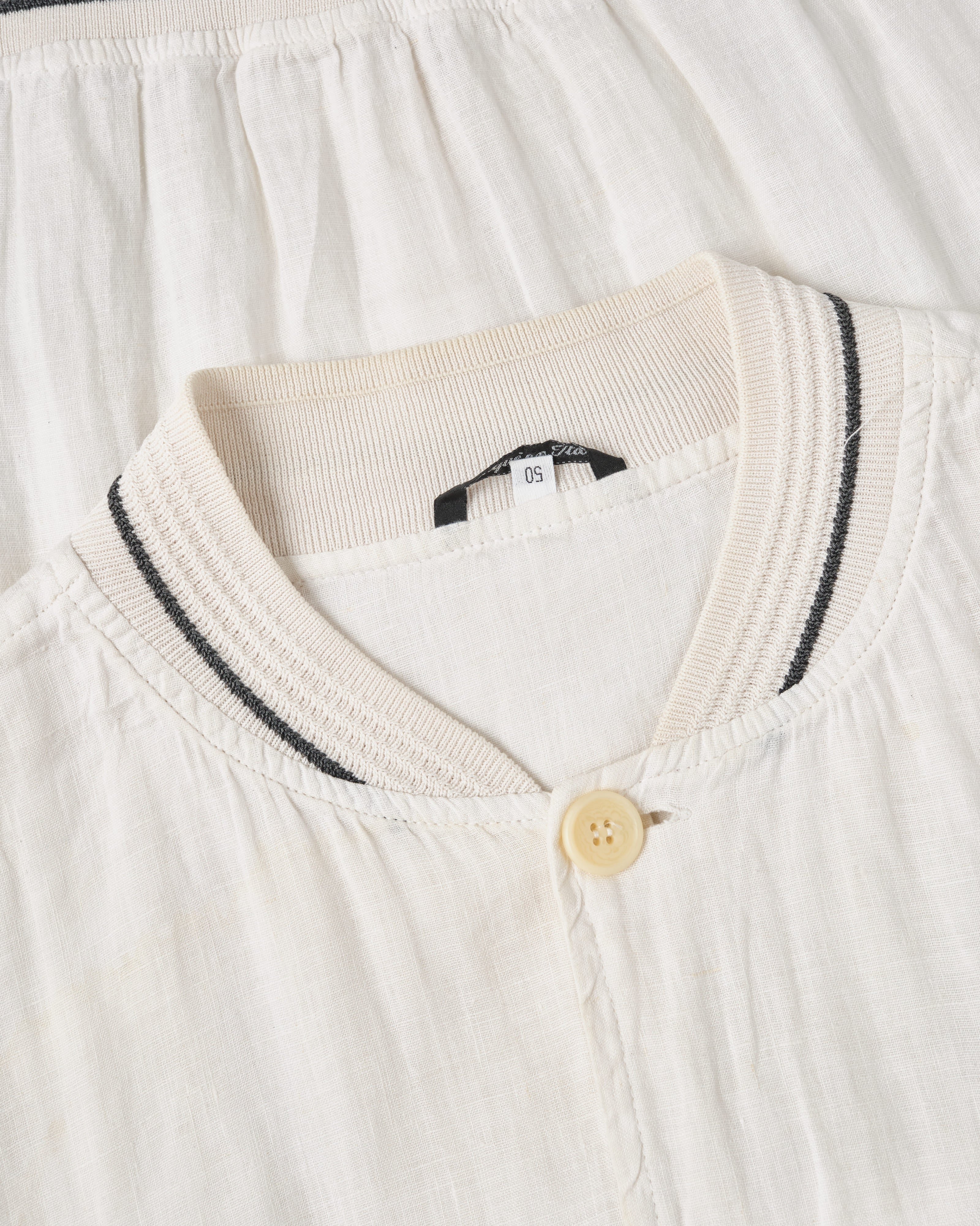 [~80's] Old CORTIGIANI Linen Blouson Size.50
