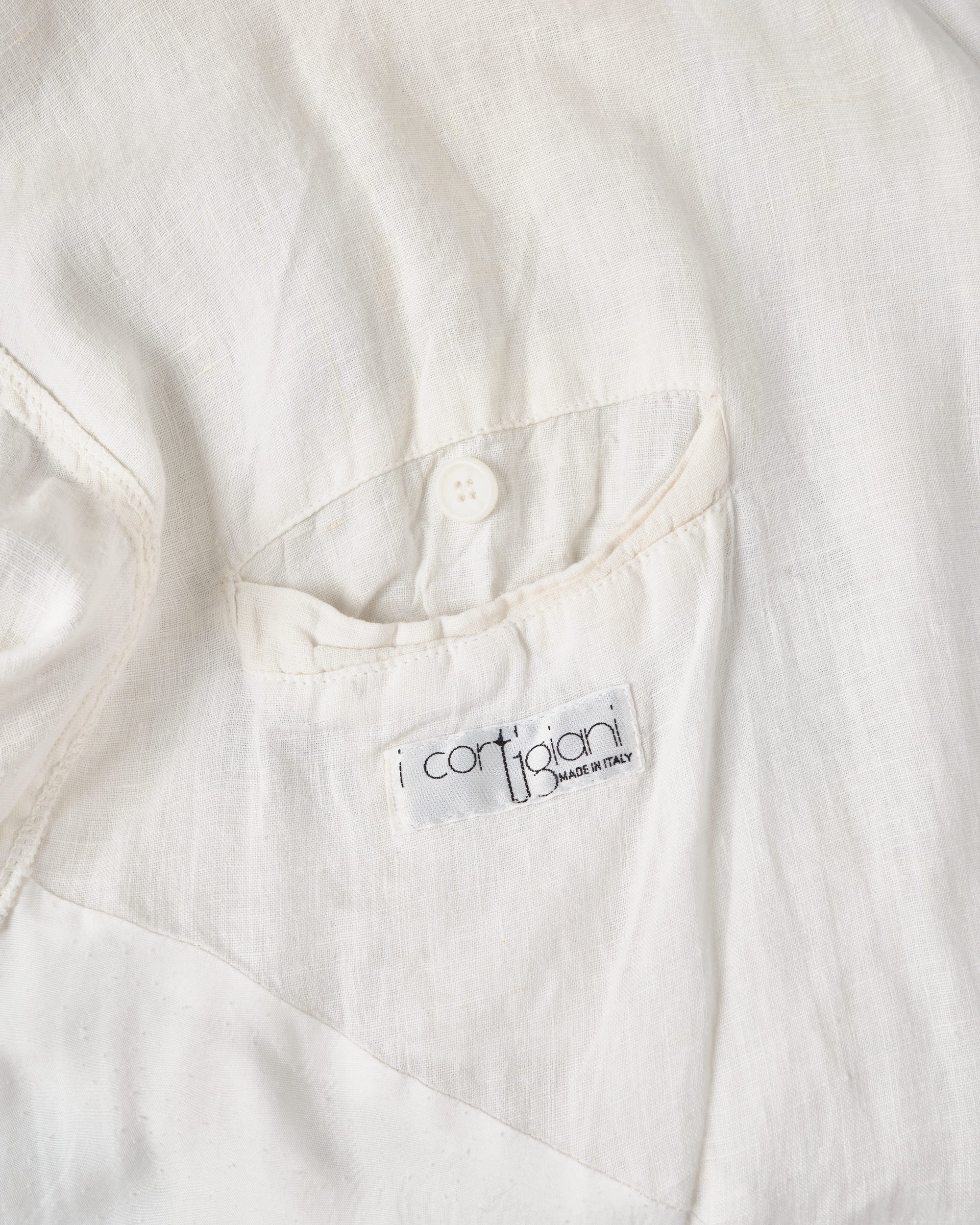 ［~80’s］Old CORTIGIANI Linen Blouson Size.50