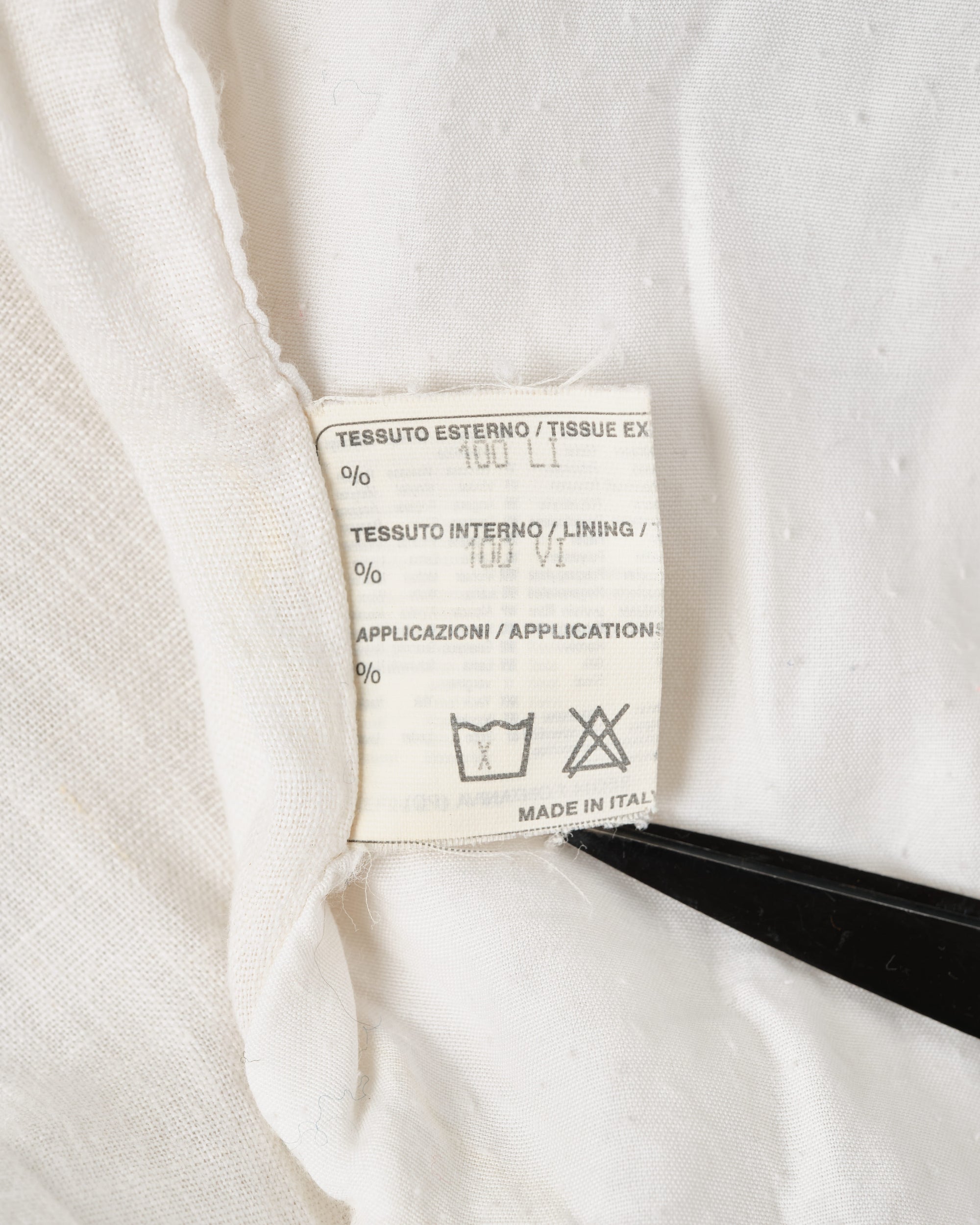 ［~80’s］Old CORTIGIANI Linen Blouson Size.50