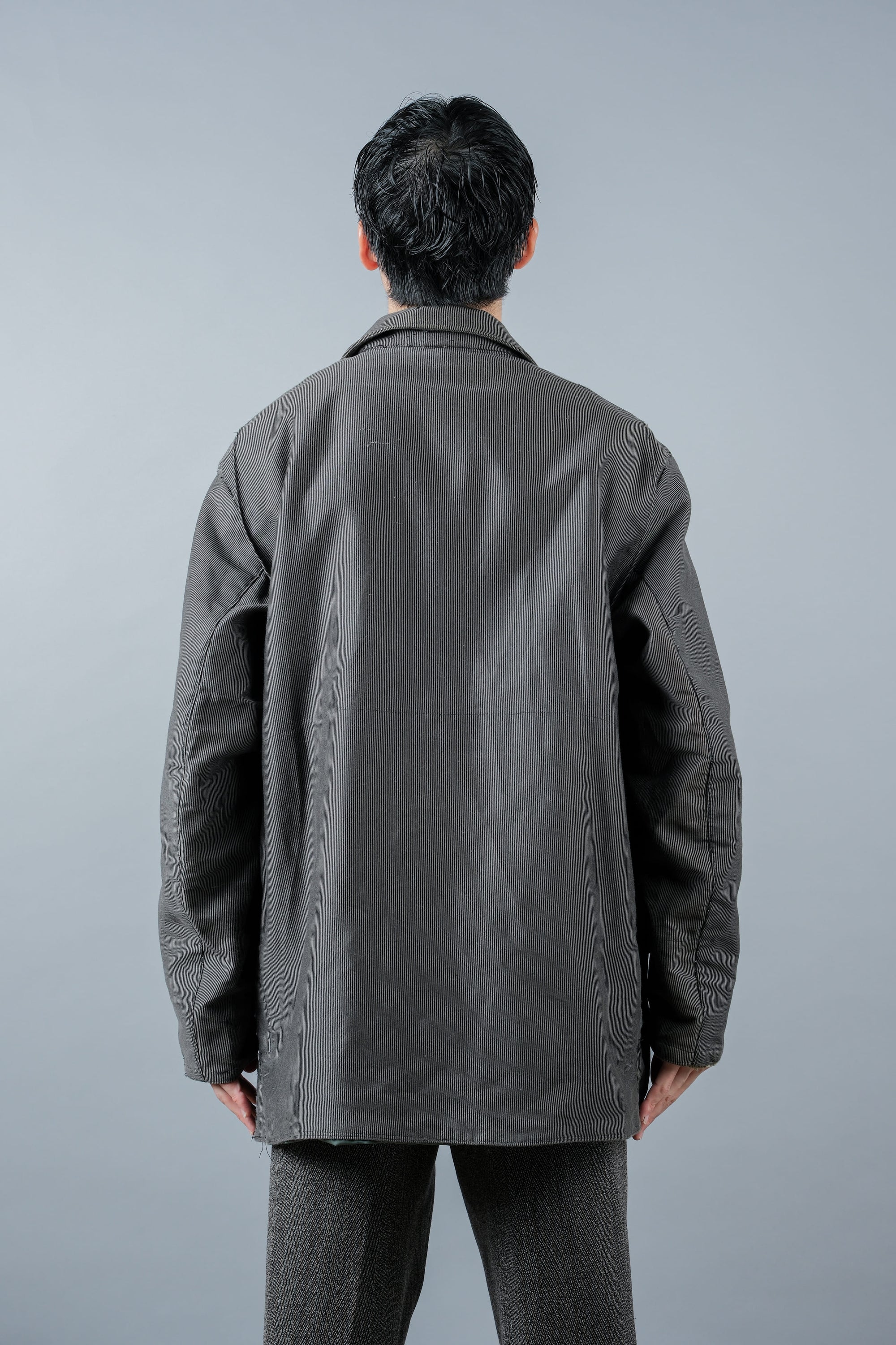 ［~60's］French Vintage Printed Moleskin Lapel Hunting Jacket "L'ESQUIMAU"