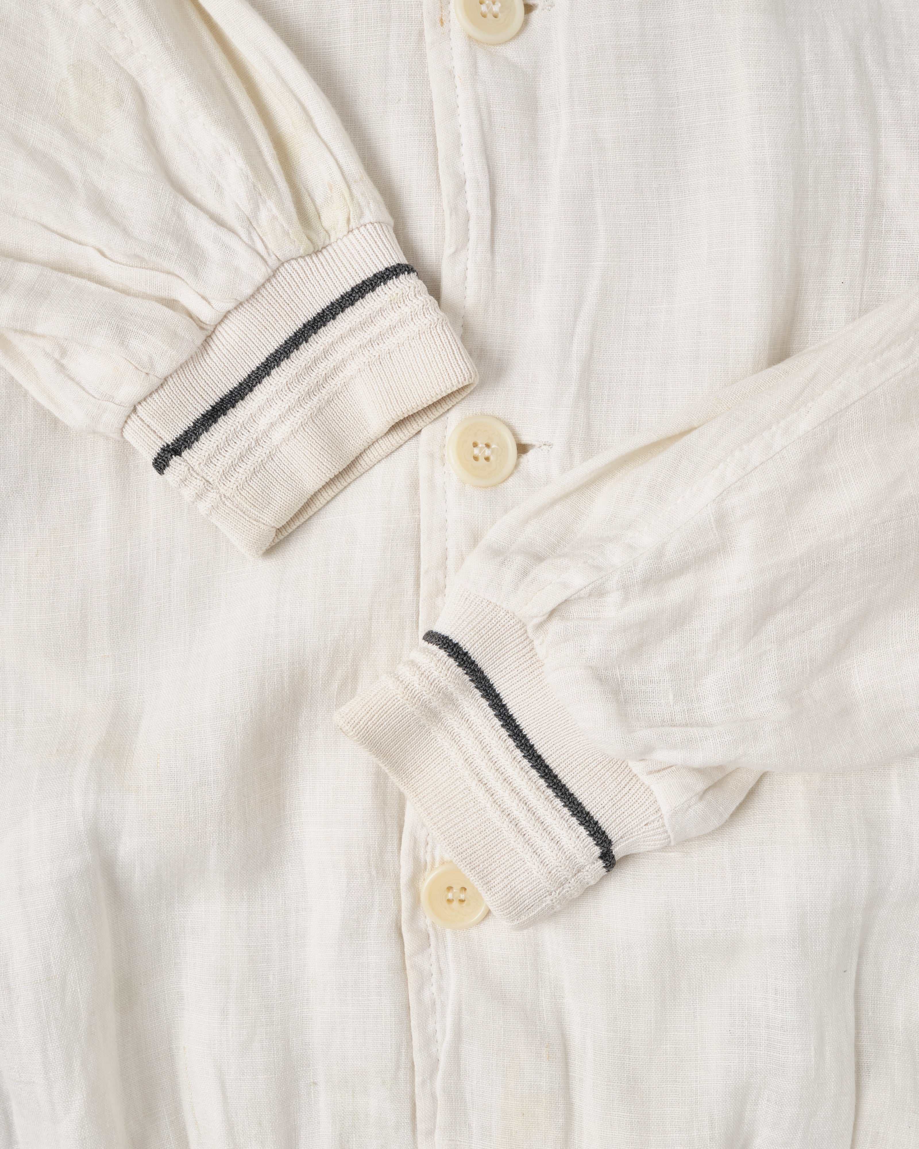 [~80's] Old CORTIGIANI Linen Blouson Size.50