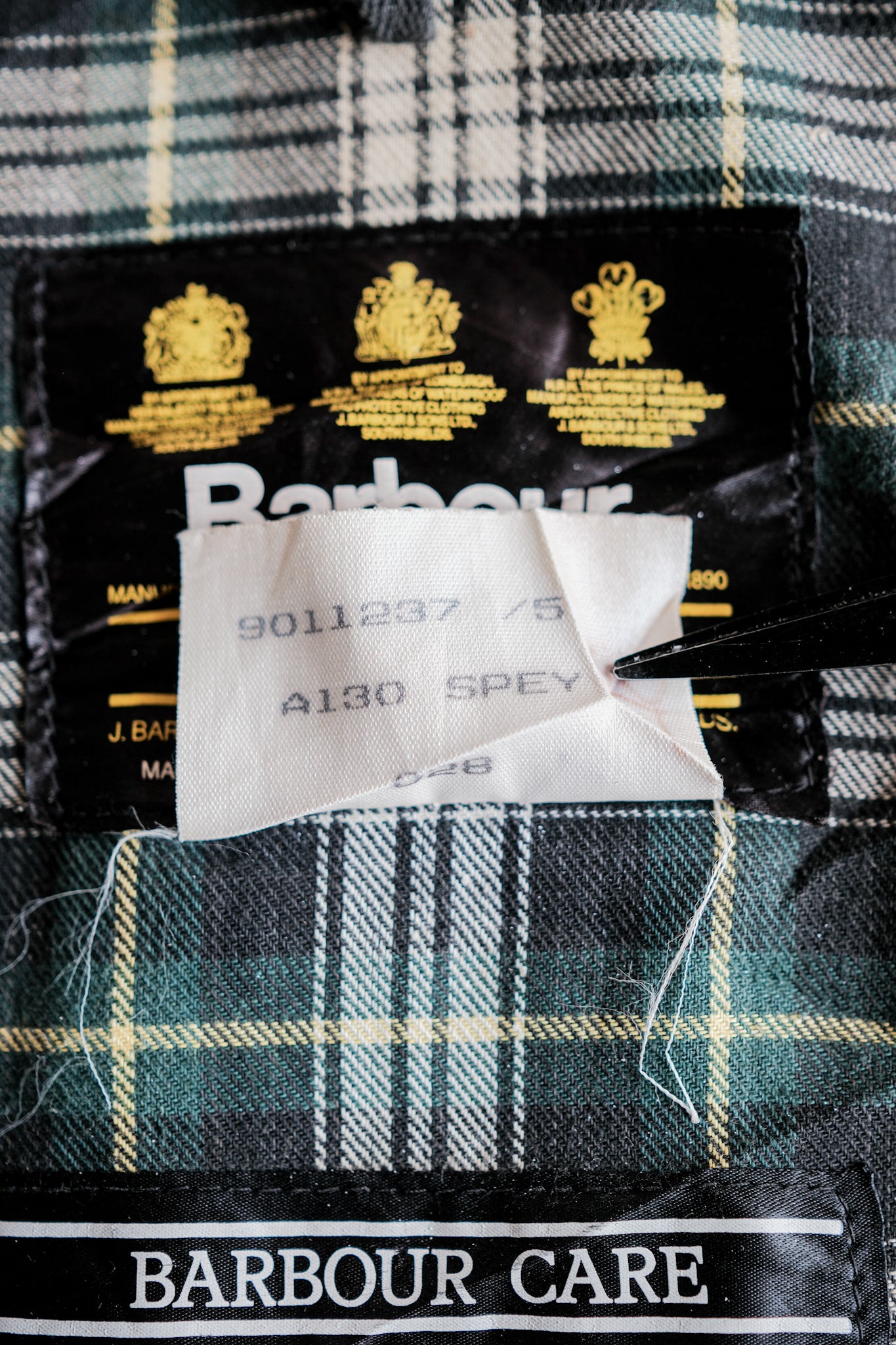 [~ 90's] Barbour vintage "Spey" 3 Crest Size.Large