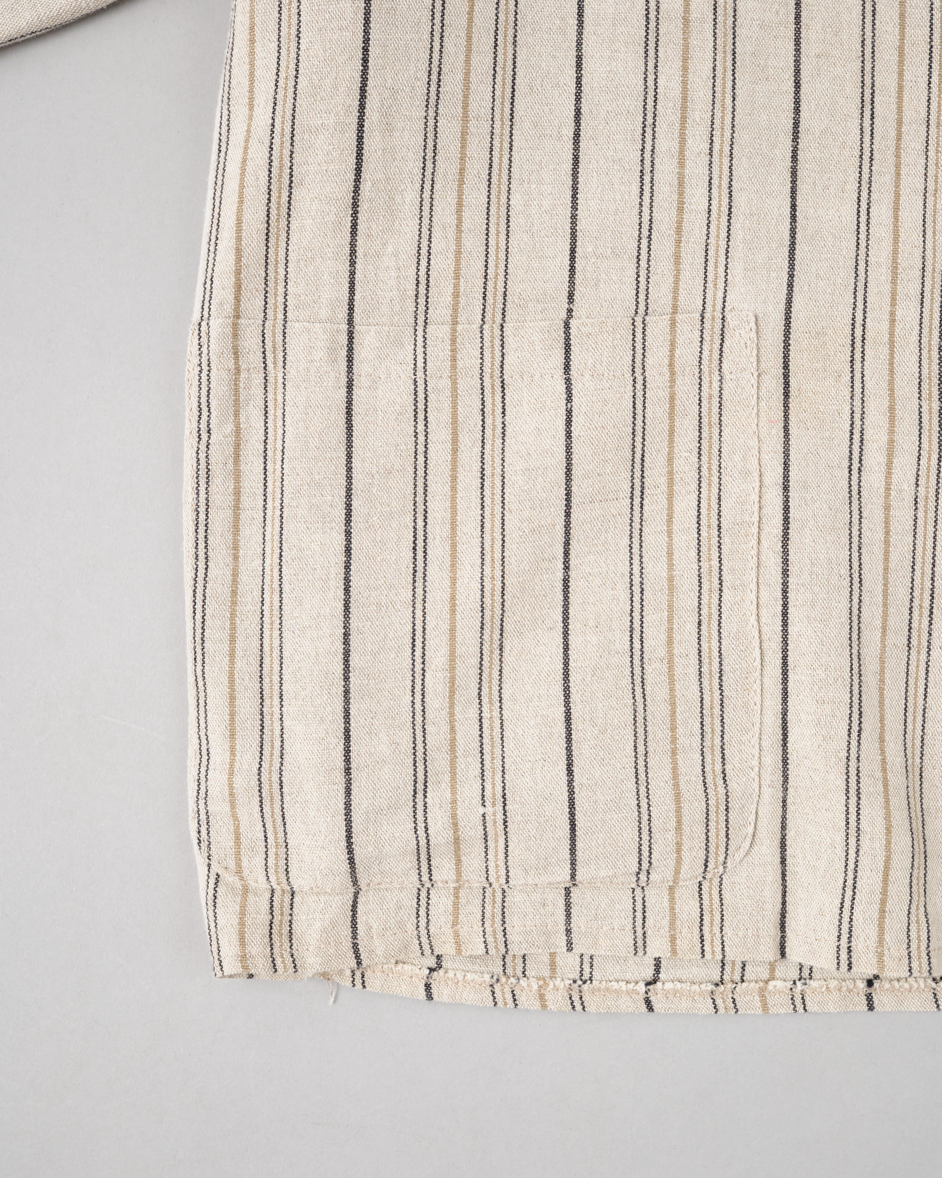 [~80's] Old CecilGee Linen Striped Jacket