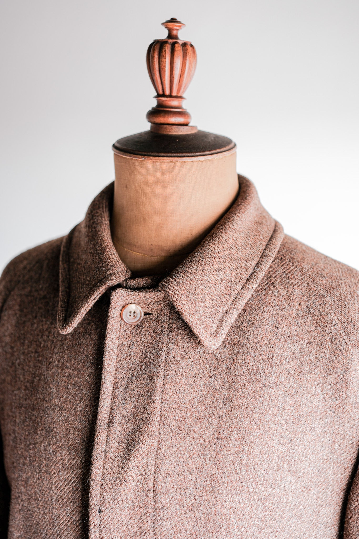 90's】OLD ENGLAND PARIS Single Raglan Wool Balmacaan Coat