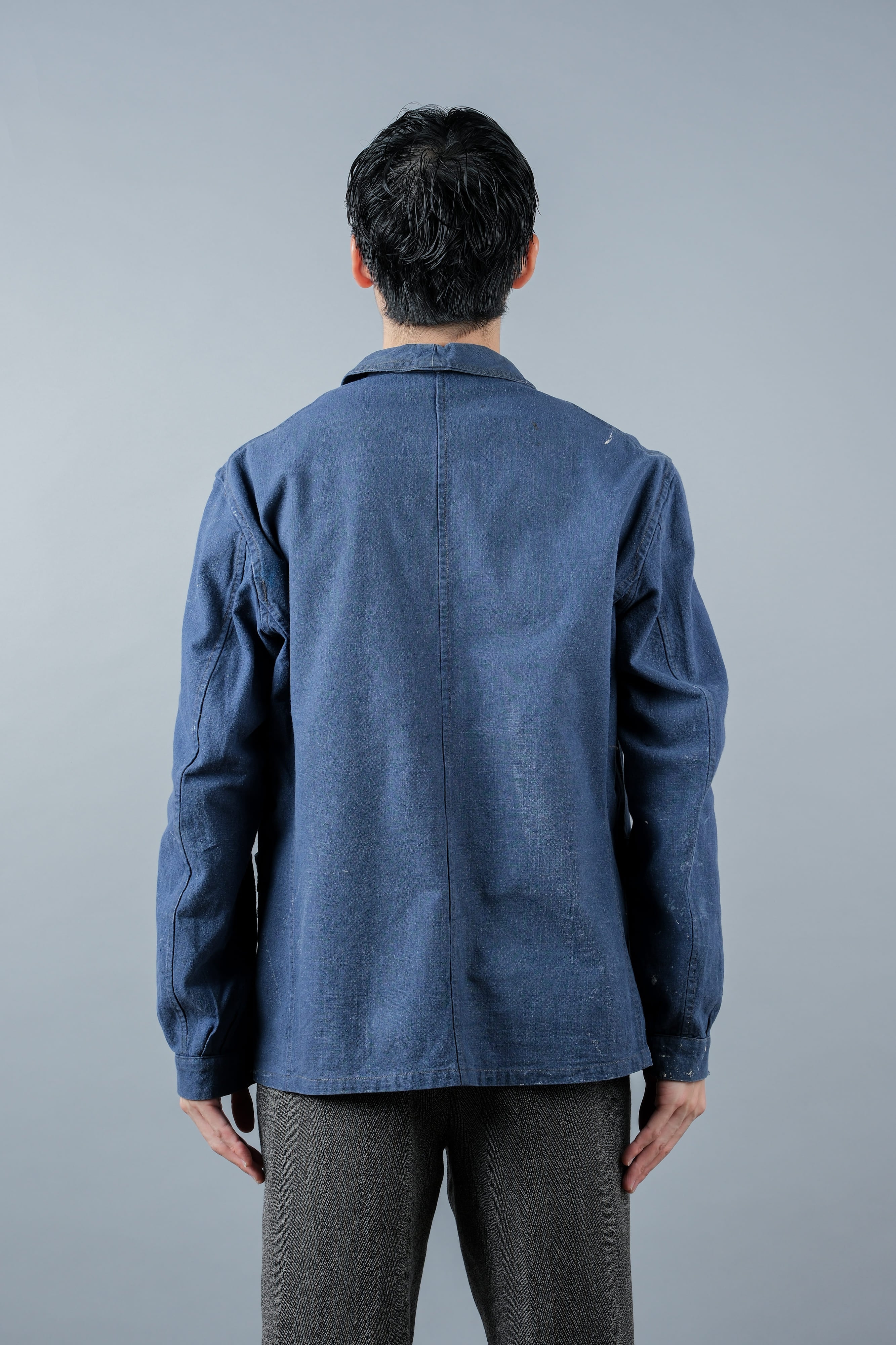 [~ 40's] French Vintage Indigo Metis Work Jacket